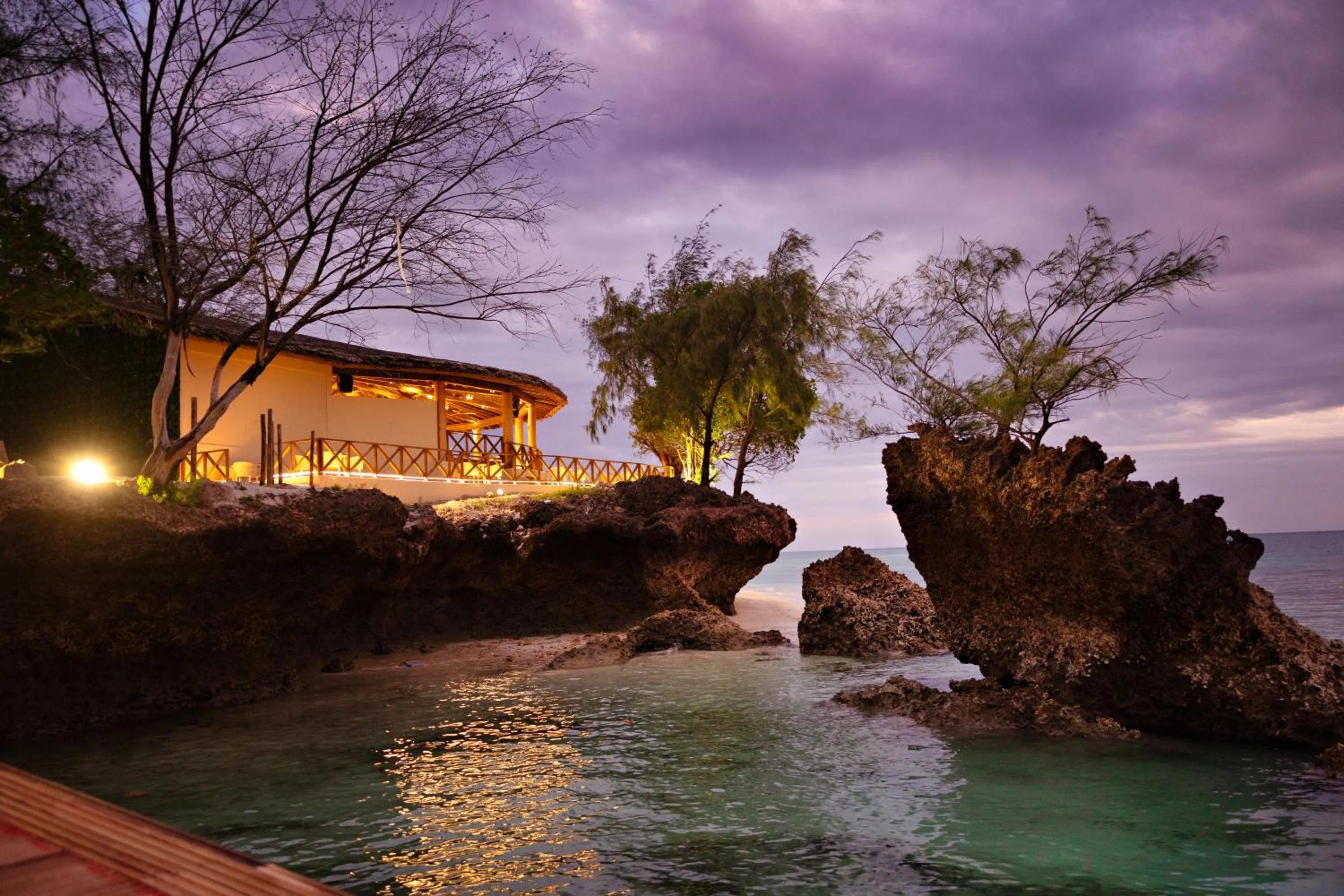 Sea view in Bawe Island Zanzibar