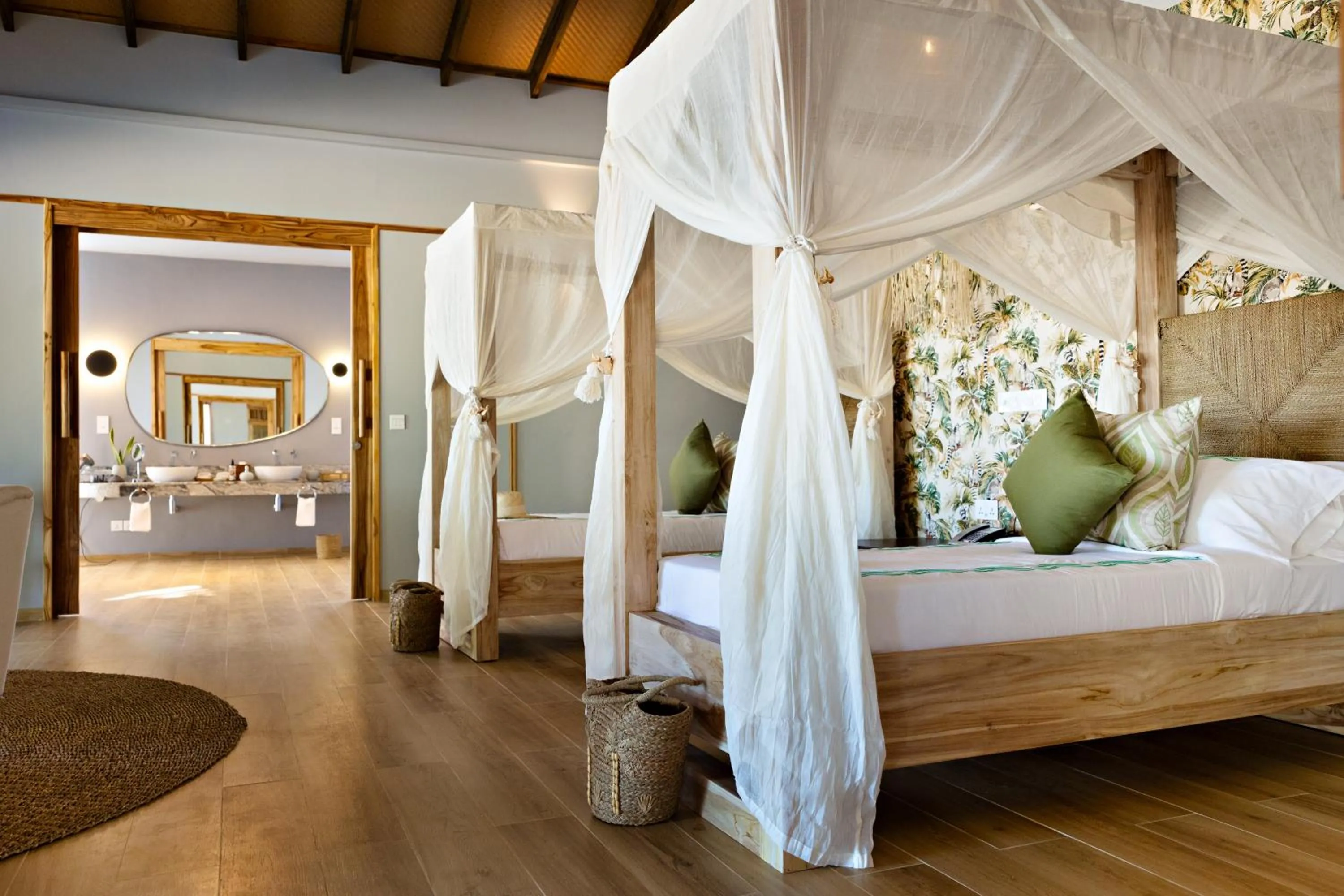 Bedroom, Bed in Bawe Island Zanzibar