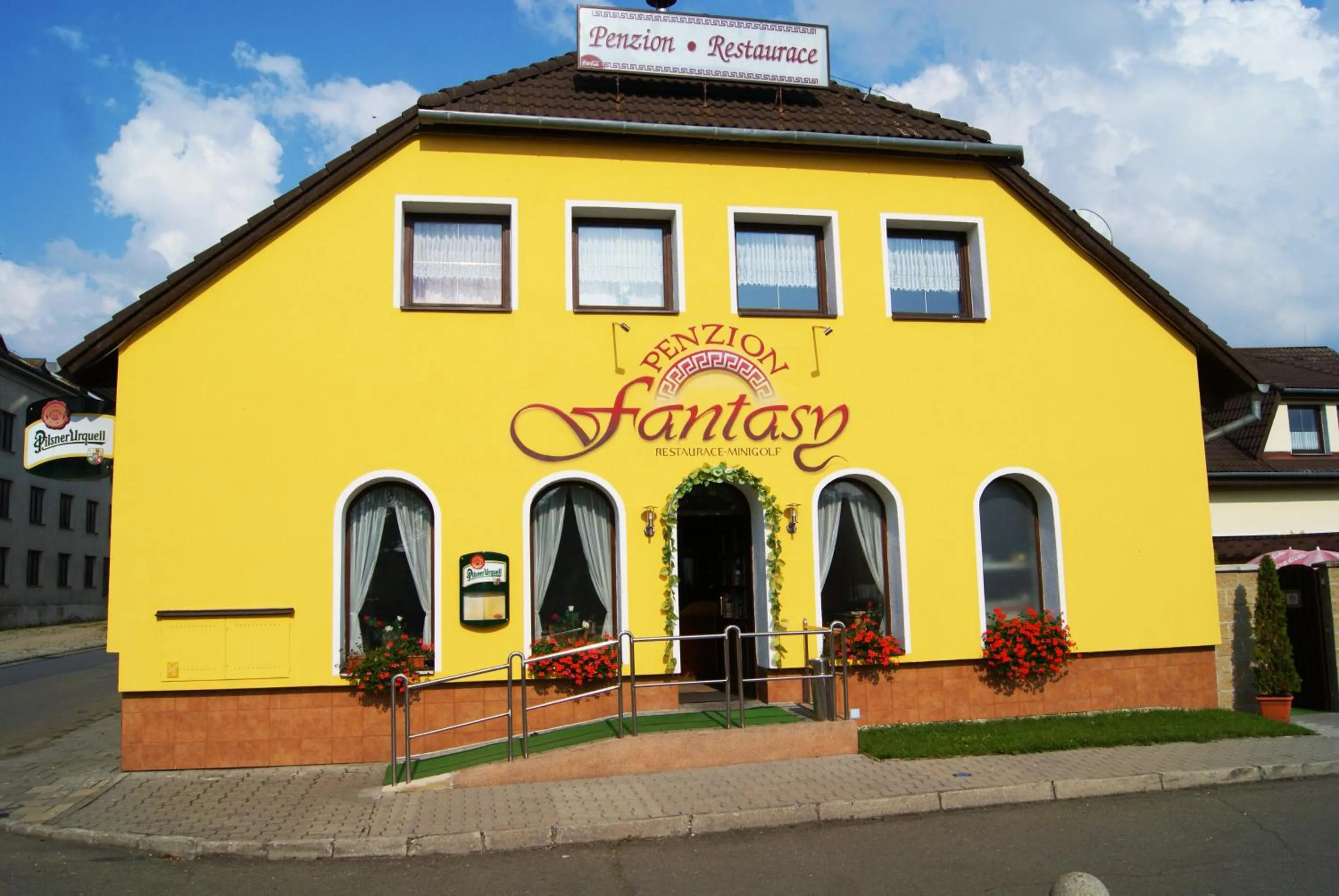 Facade/entrance in Penzion Fantasy - restaurant