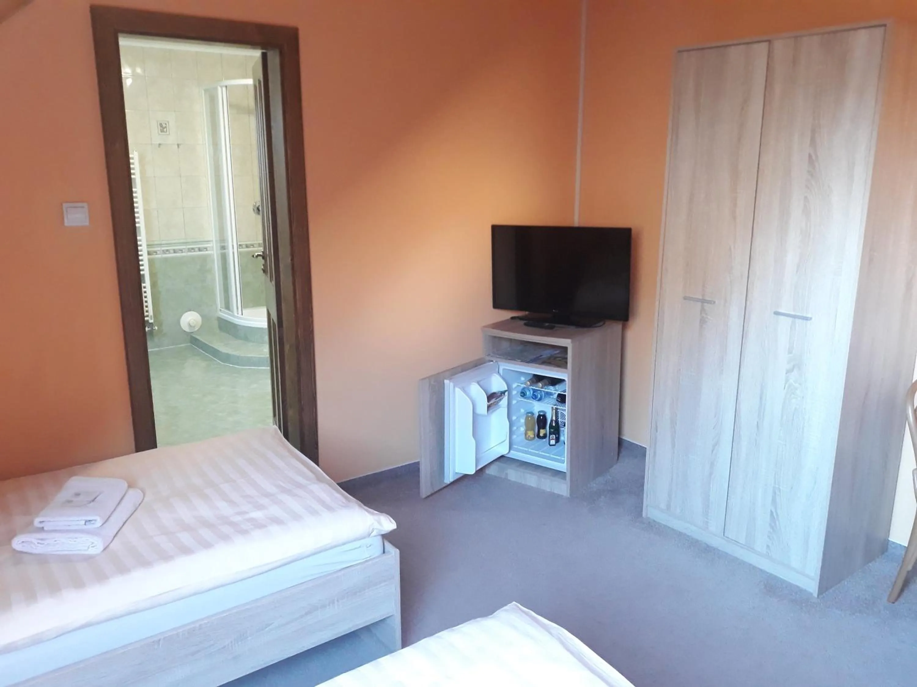 Bedroom, Bed in Penzion Fantasy - restaurant