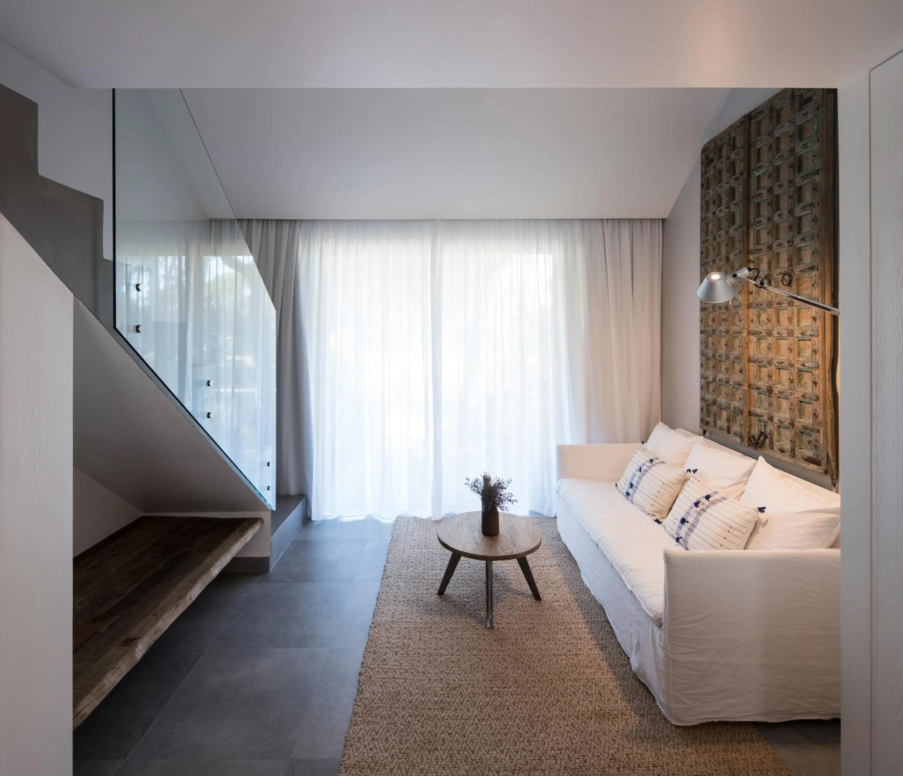 Living room, Bed in Sublime Comporta Country Retreat & SPA