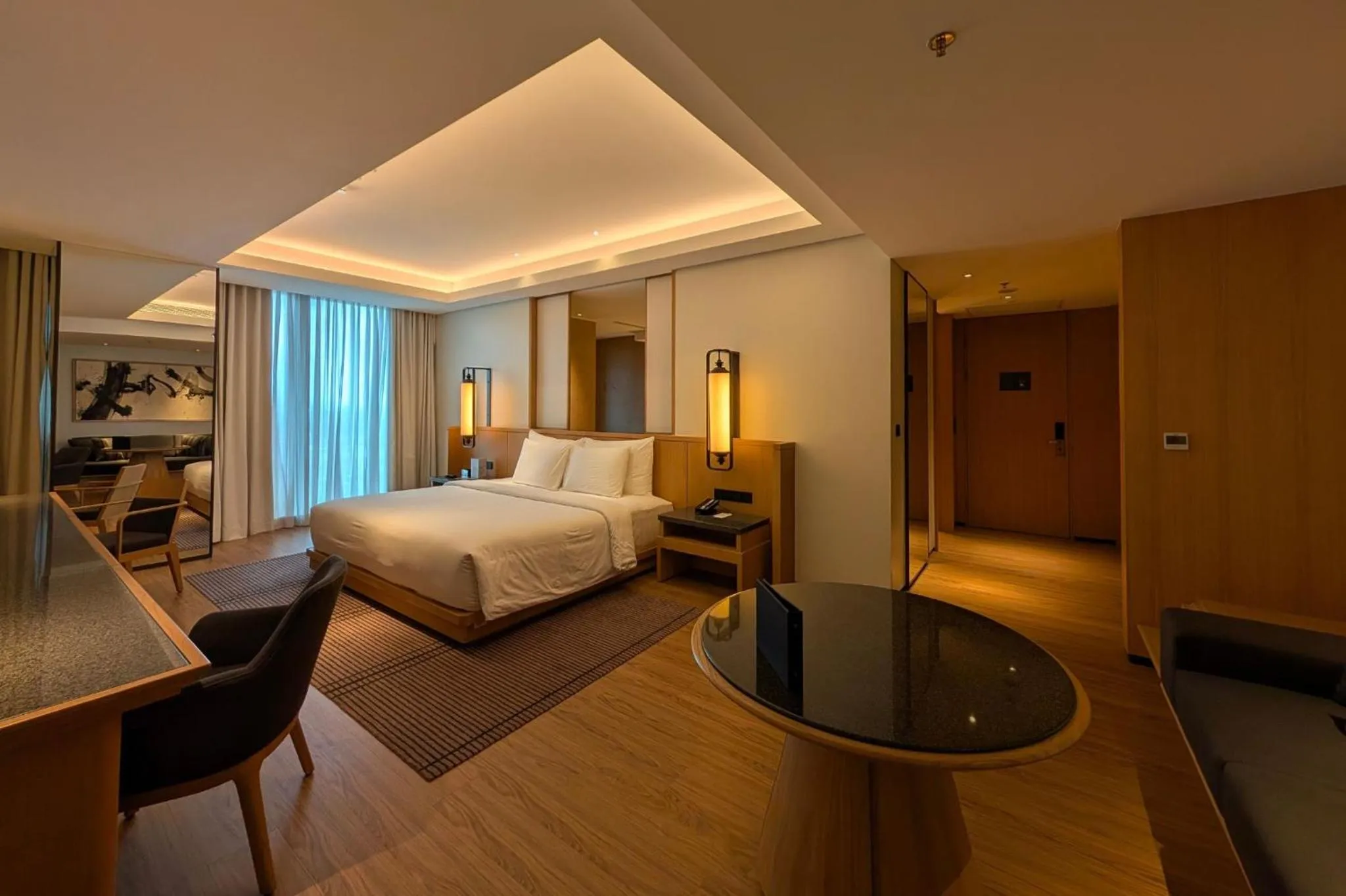 Bed in Hotel Tentrem Jakarta