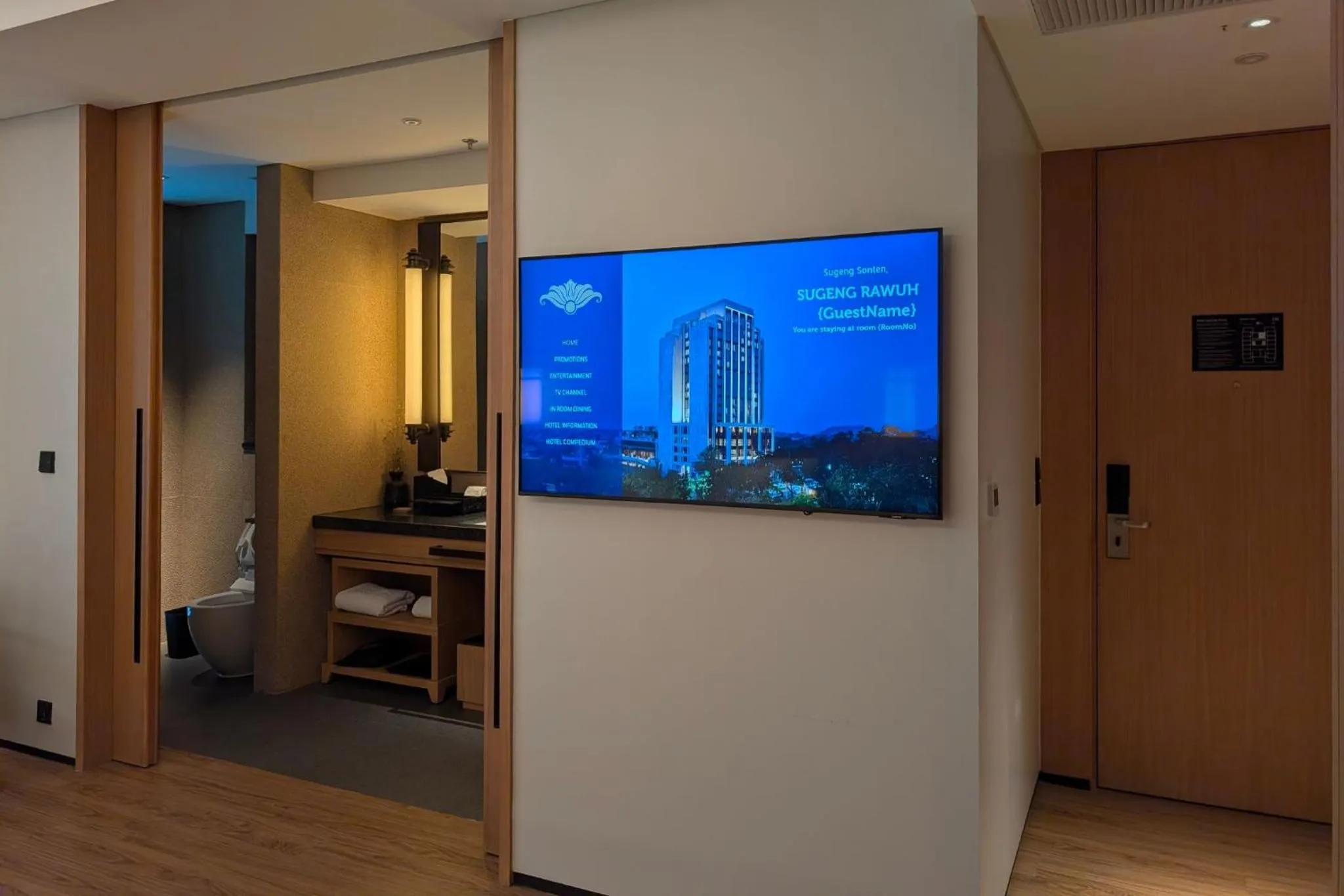 Living room in Hotel Tentrem Jakarta