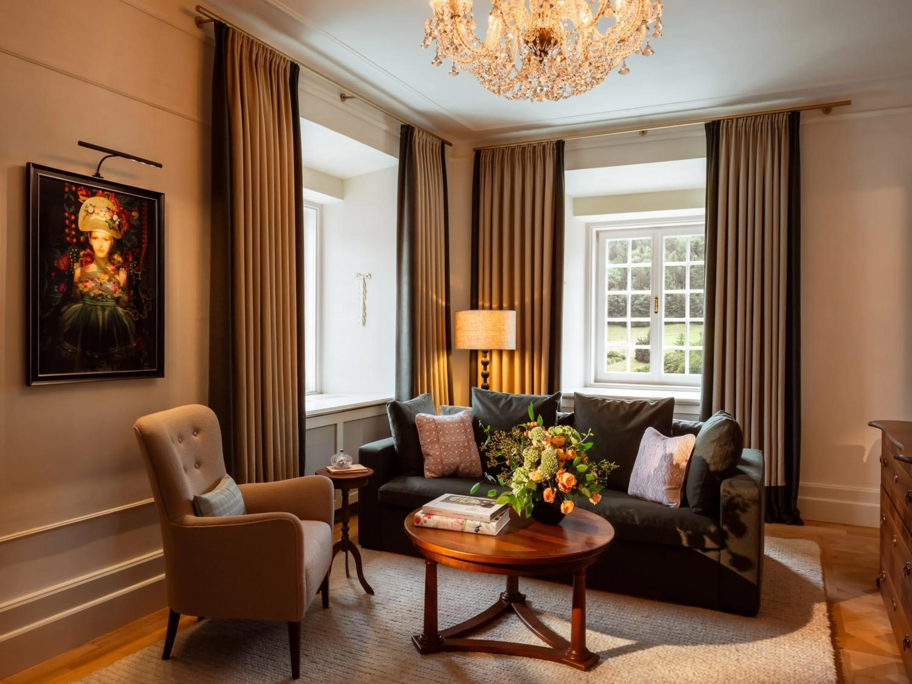 Seating area in Rosewood Schloss Fuschl