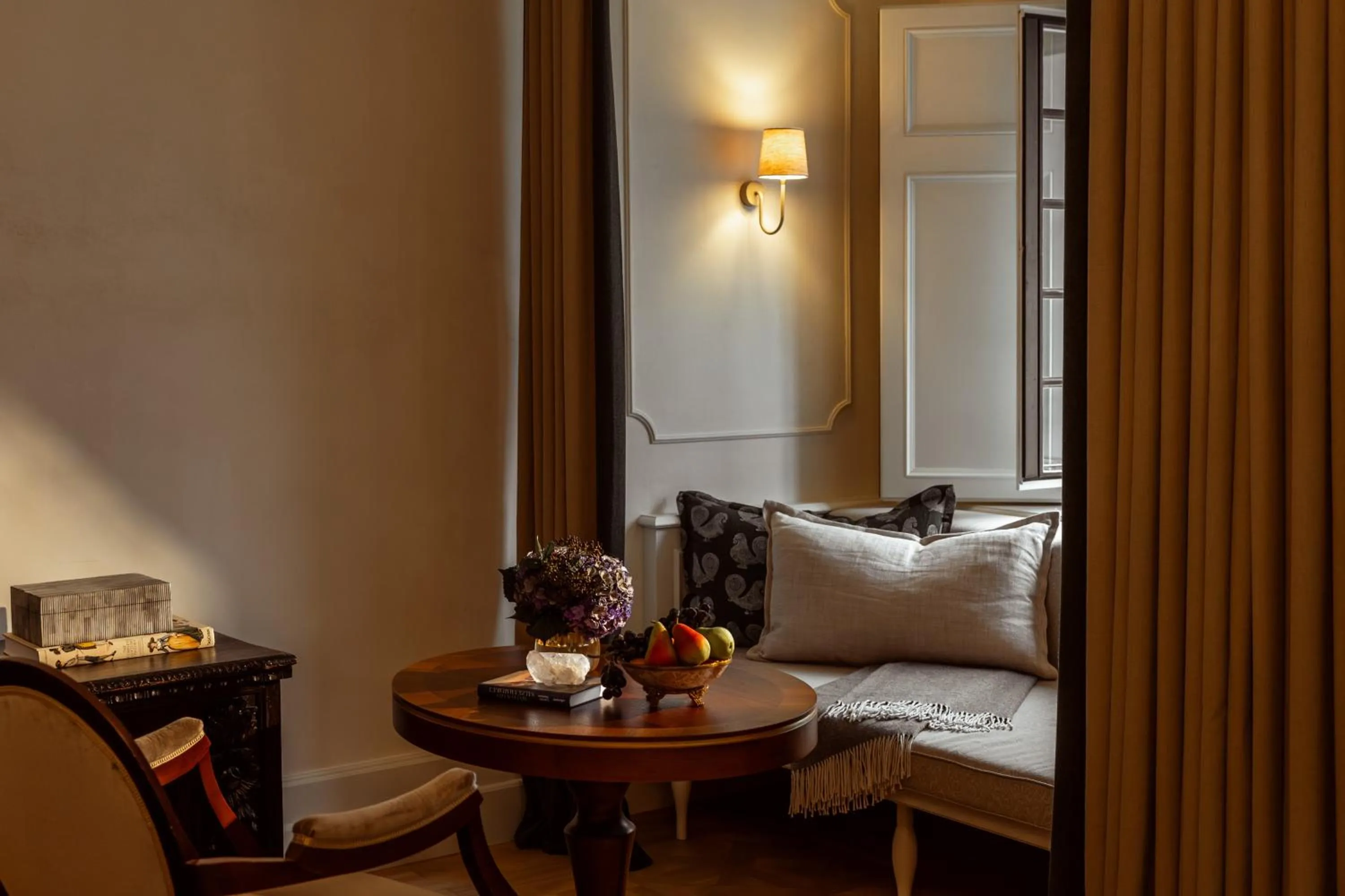 Seating area in Rosewood Schloss Fuschl