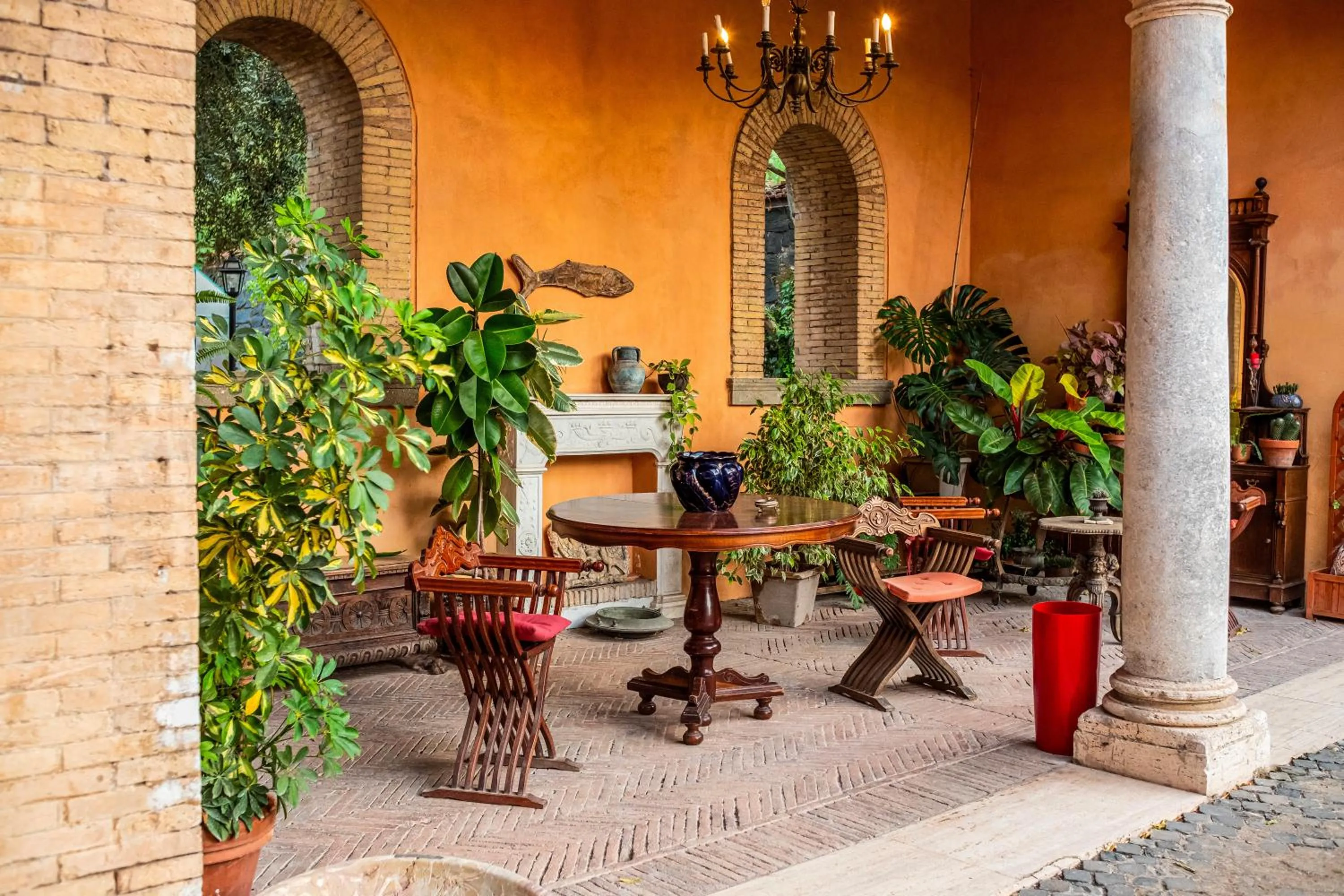 Patio in Villa Alberici