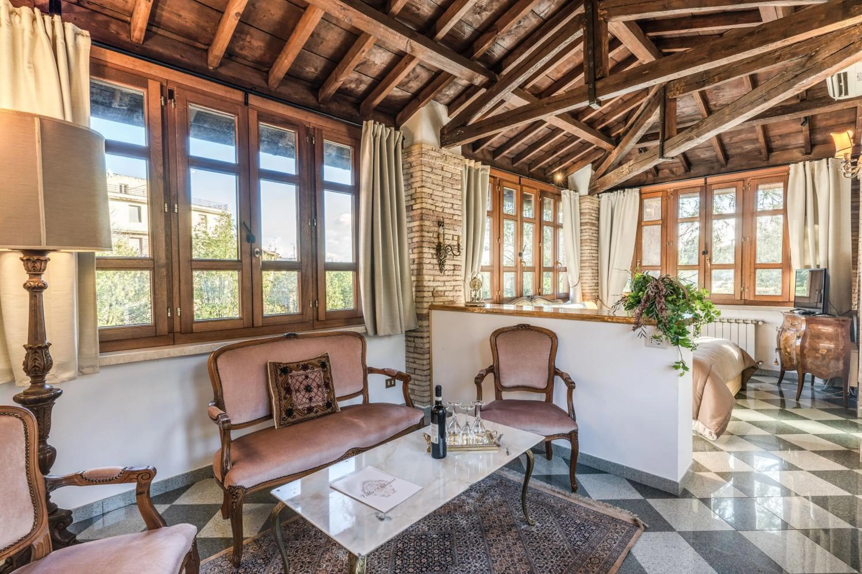 Living room in Villa Alberici