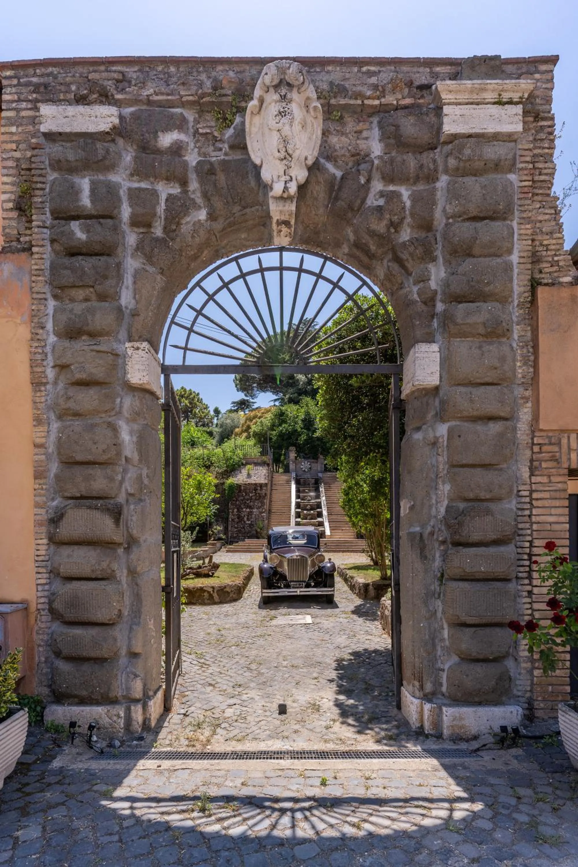 Garden view in Villa Alberici
