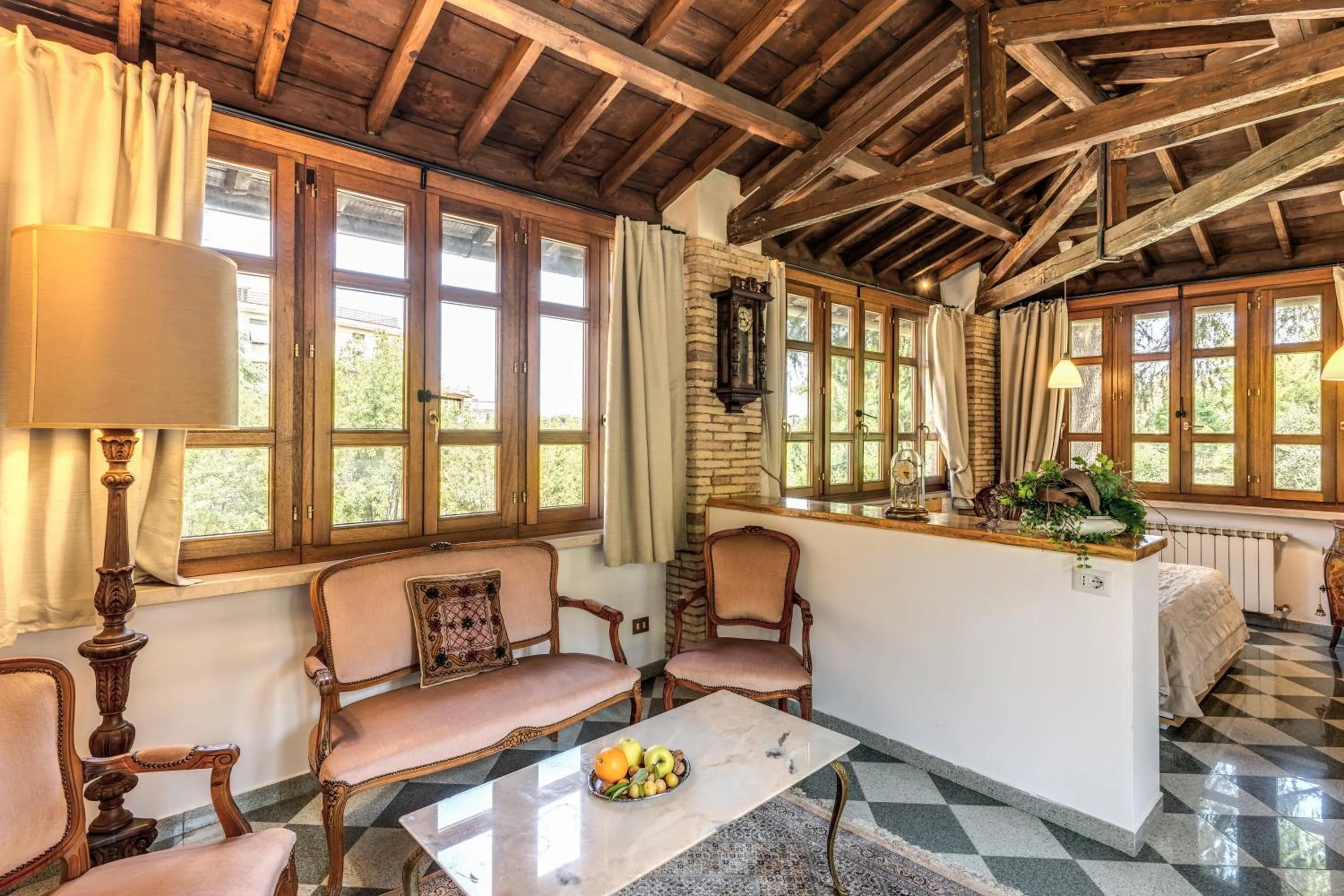 Living room in Villa Alberici