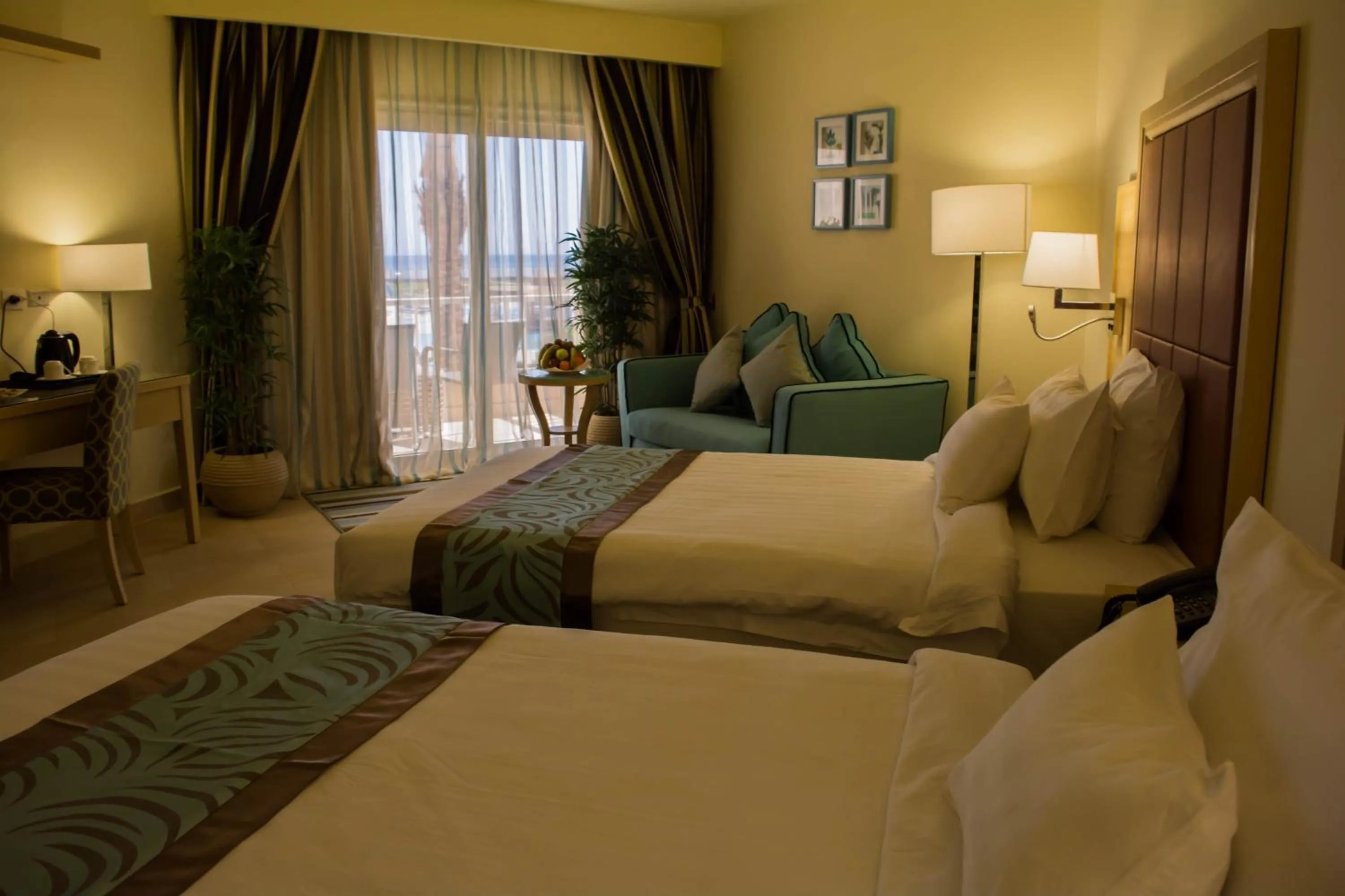 Bed in Tolip Taba Resort And Spa