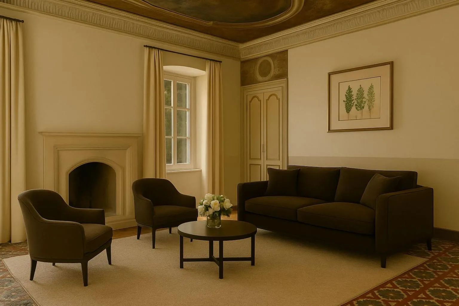 Living room in Boutique Hotel Bogliaco