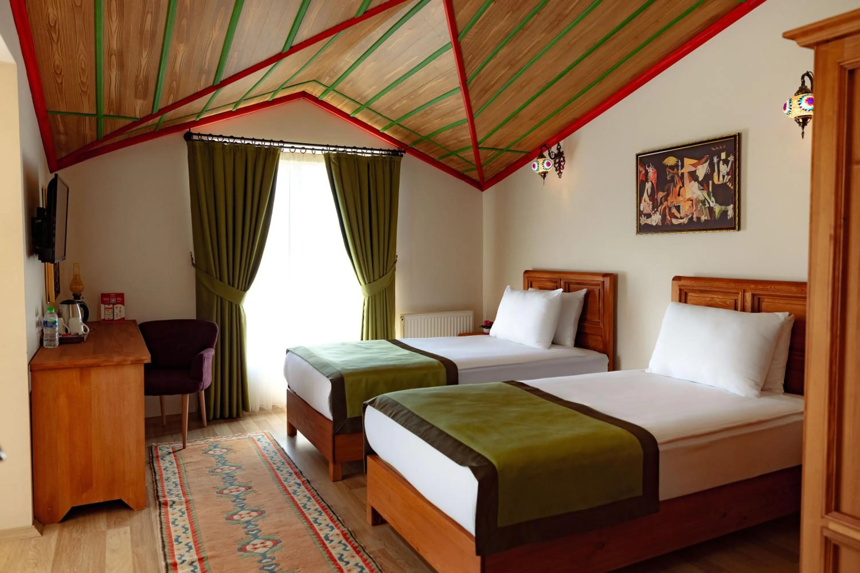 Bed in Cappadocia Villa Comfort