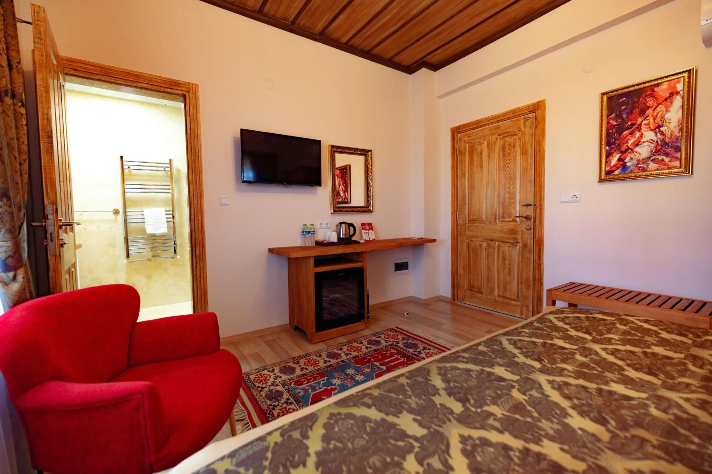 Bed in Cappadocia Villa Comfort