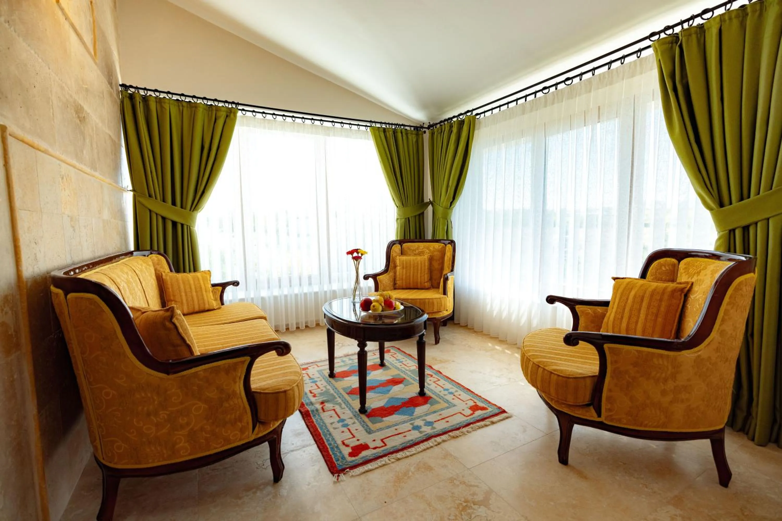 Seating area in Cappadocia Villa Comfort