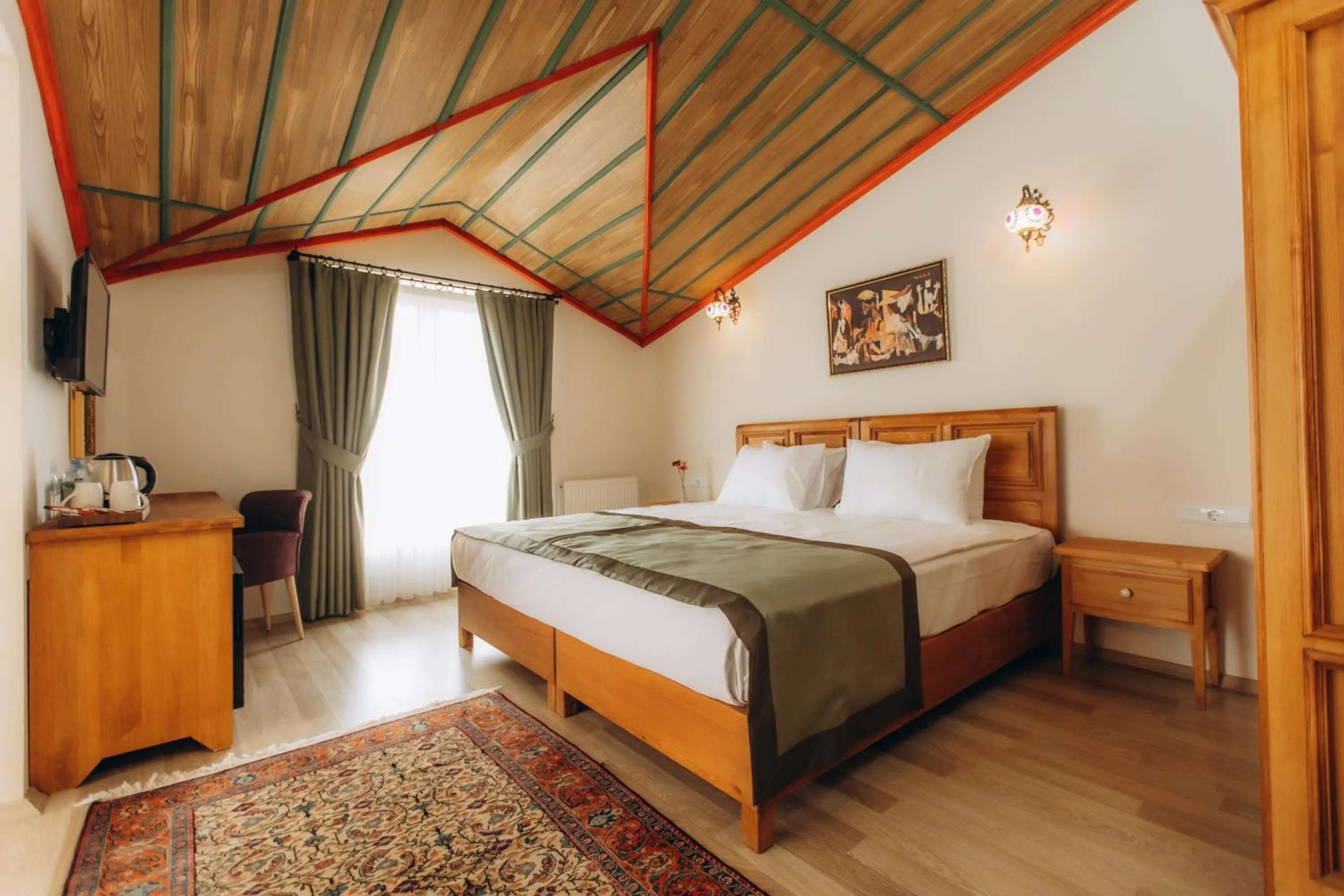 Bed in Cappadocia Villa Comfort