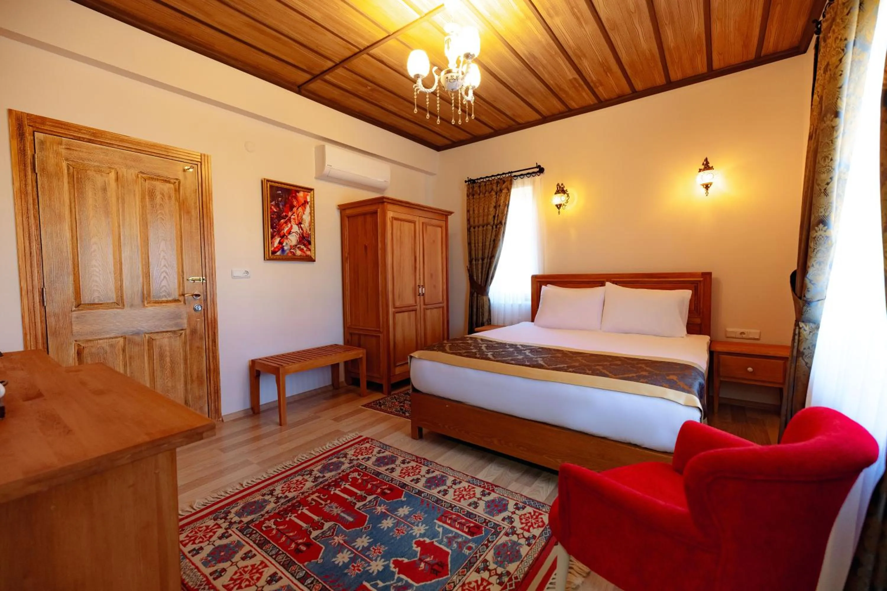 Bed in Cappadocia Villa Comfort