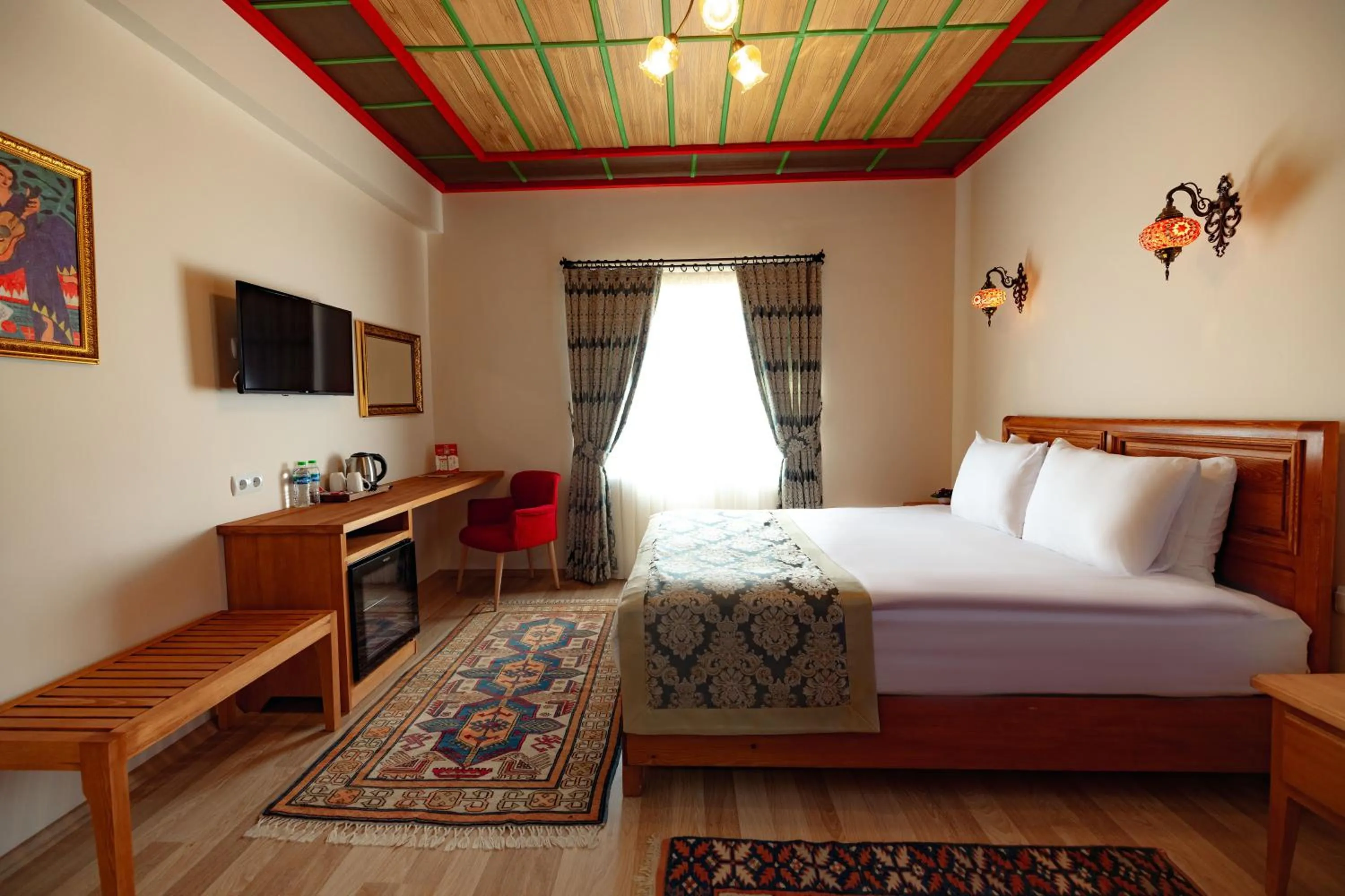 Bed in Cappadocia Villa Comfort
