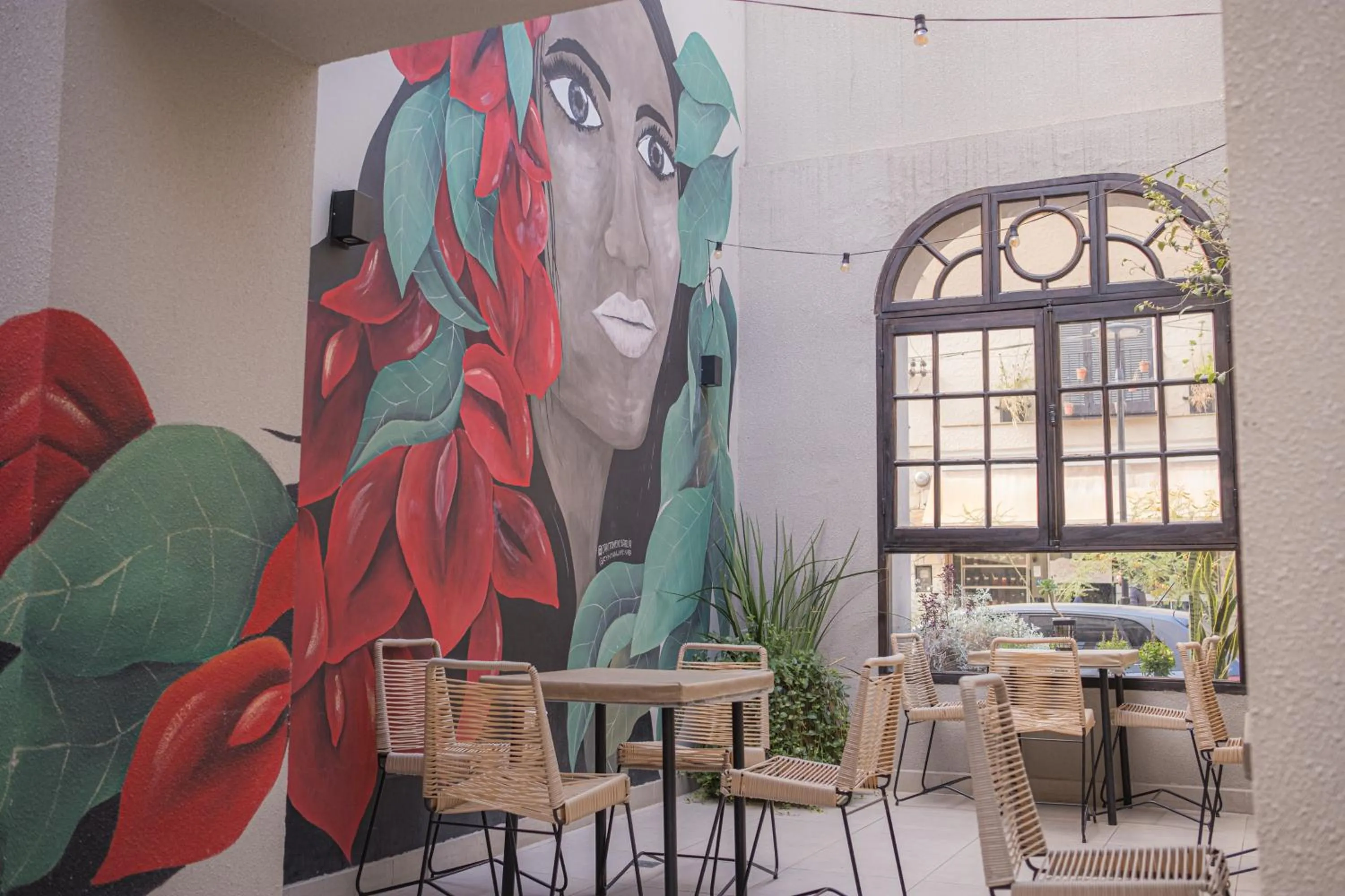 Patio in Hotel Caseros Salta