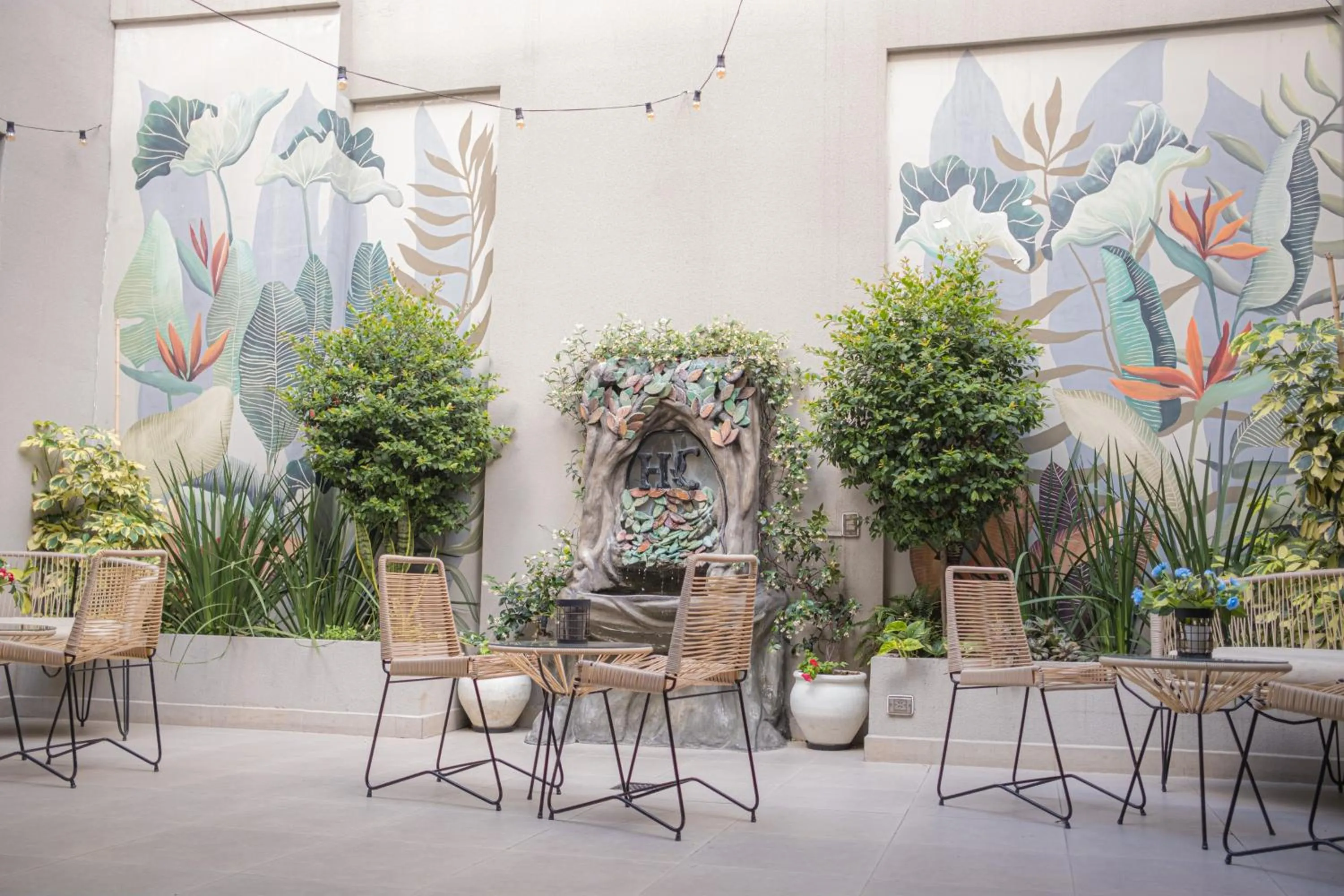 Patio in Hotel Caseros Salta