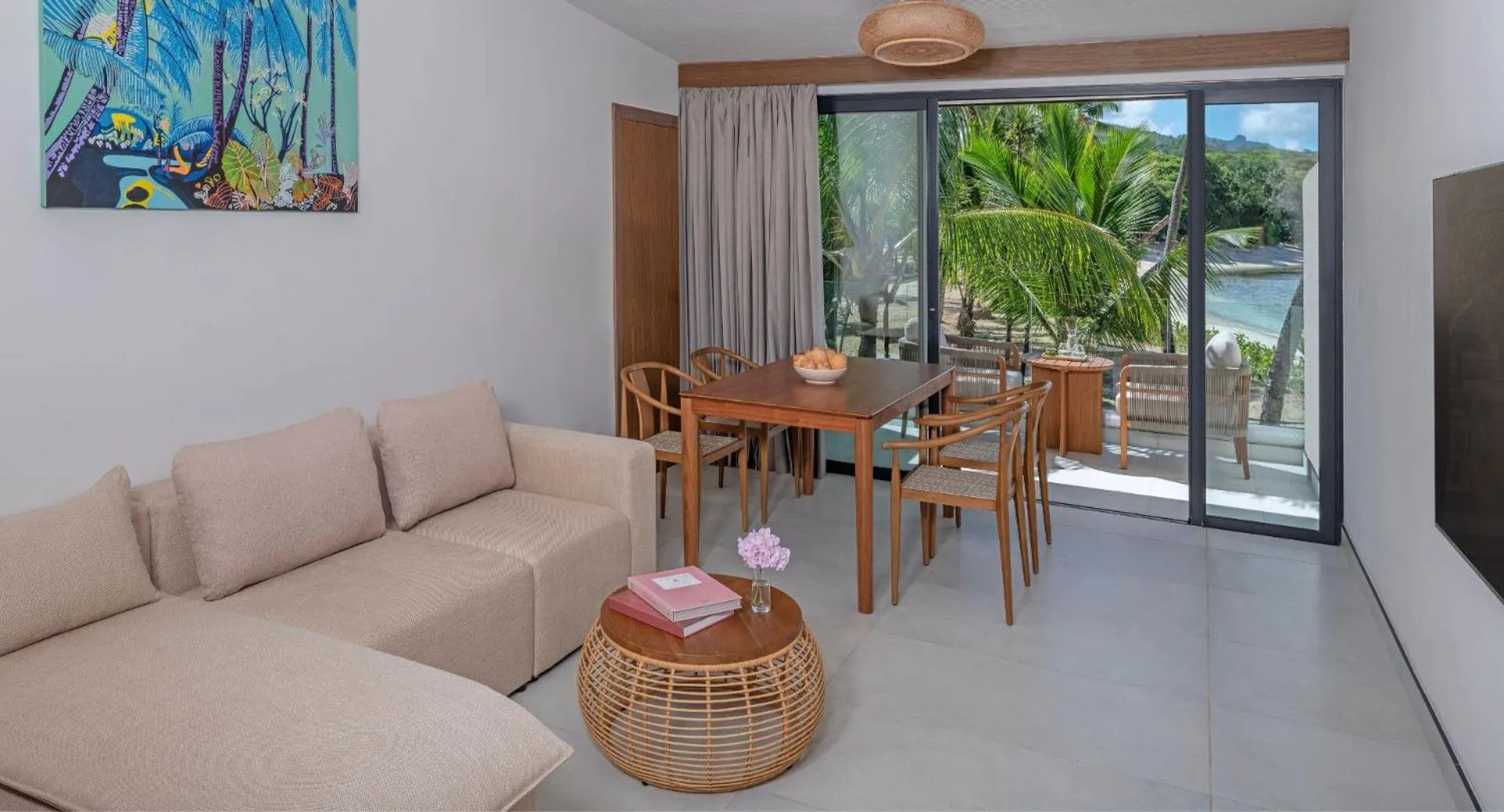 Living room in Avani+ Barbarons Seychelles