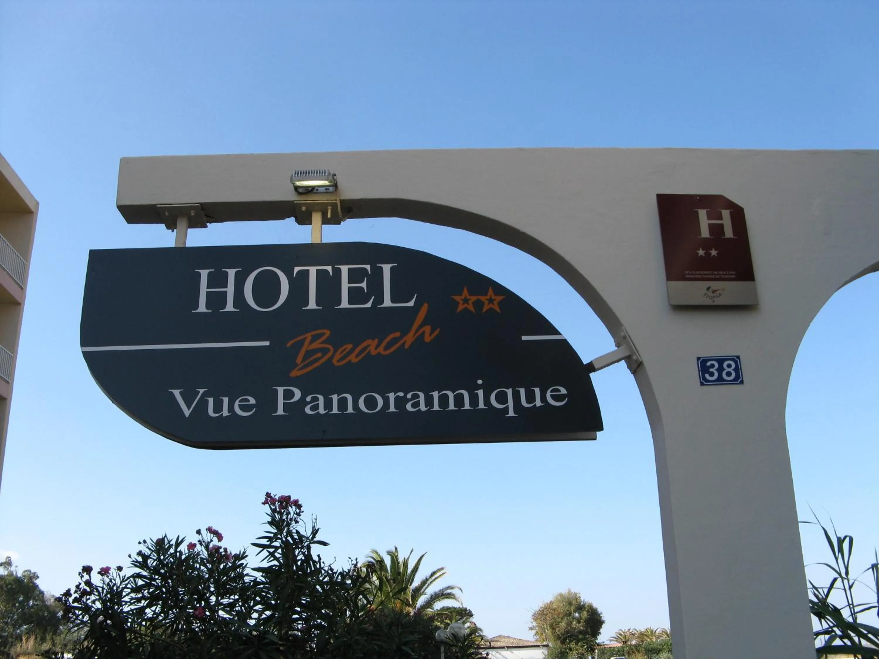 Property logo or sign in Hôtel Beach