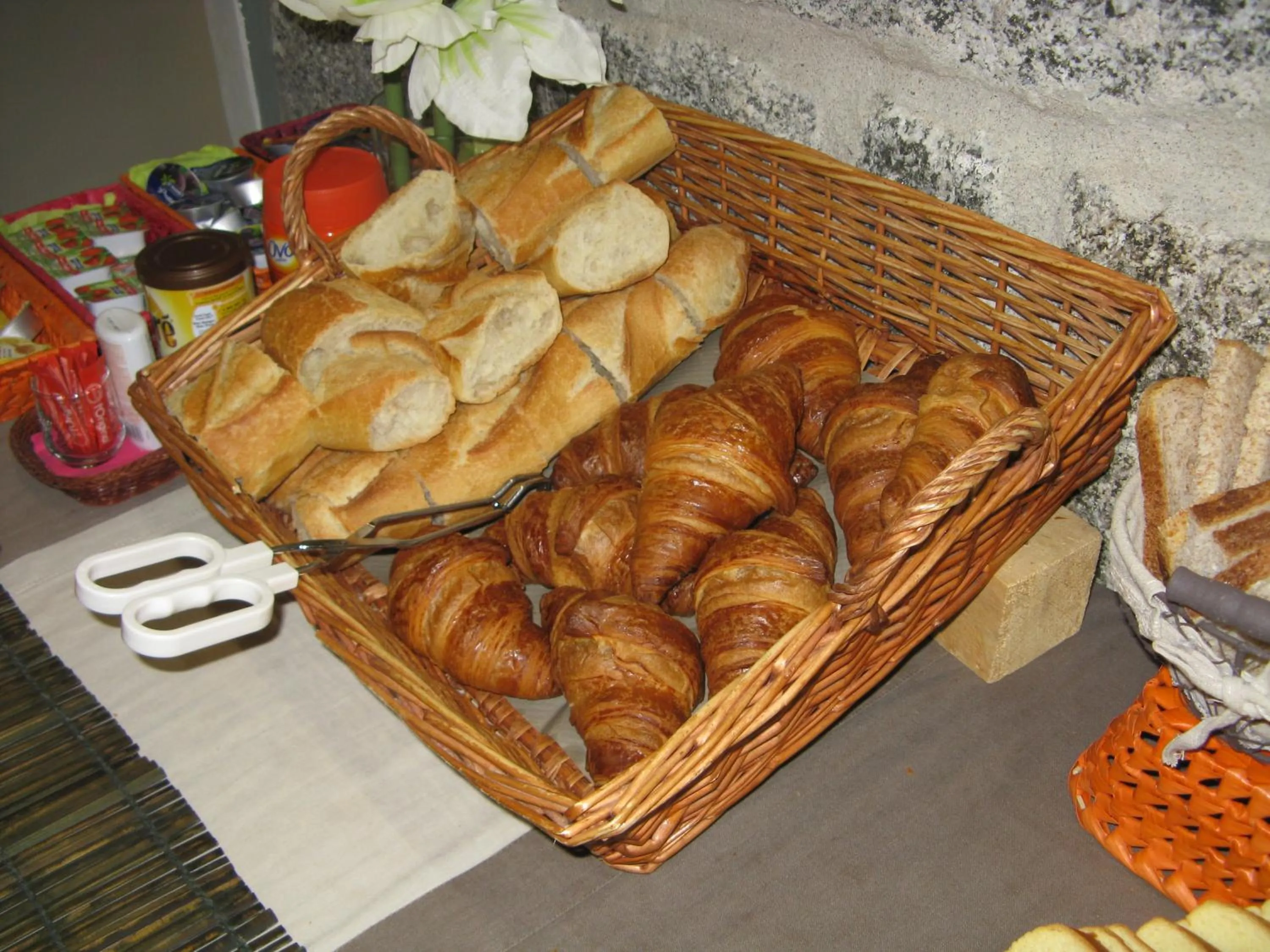 Buffet breakfast in Hôtel Beach