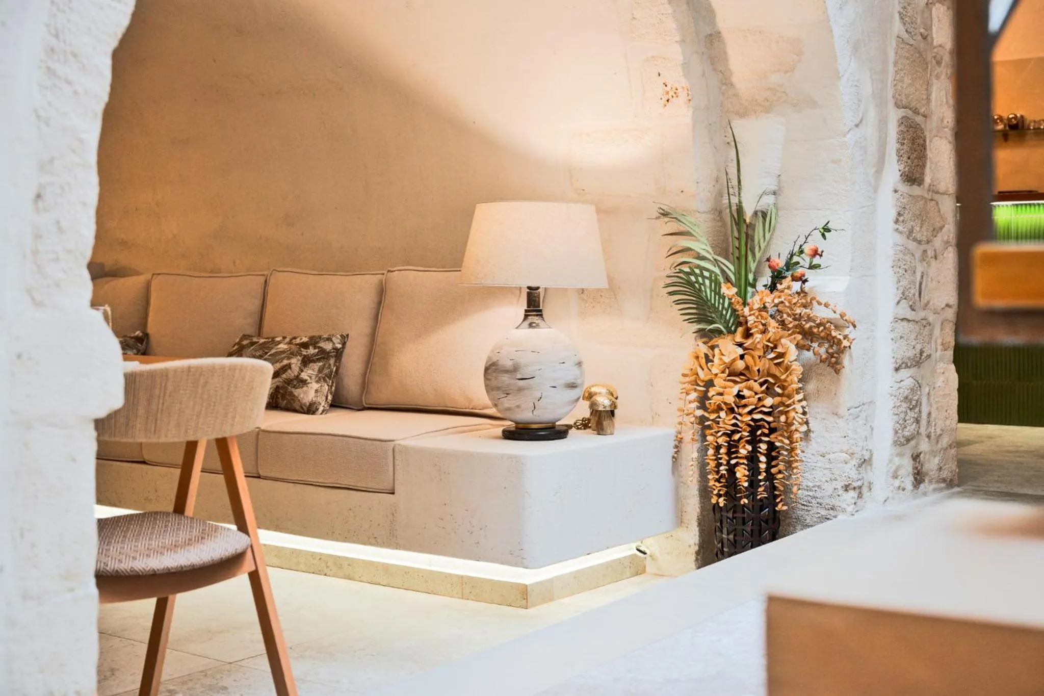 Seating area in Mansio Boutique Hotel