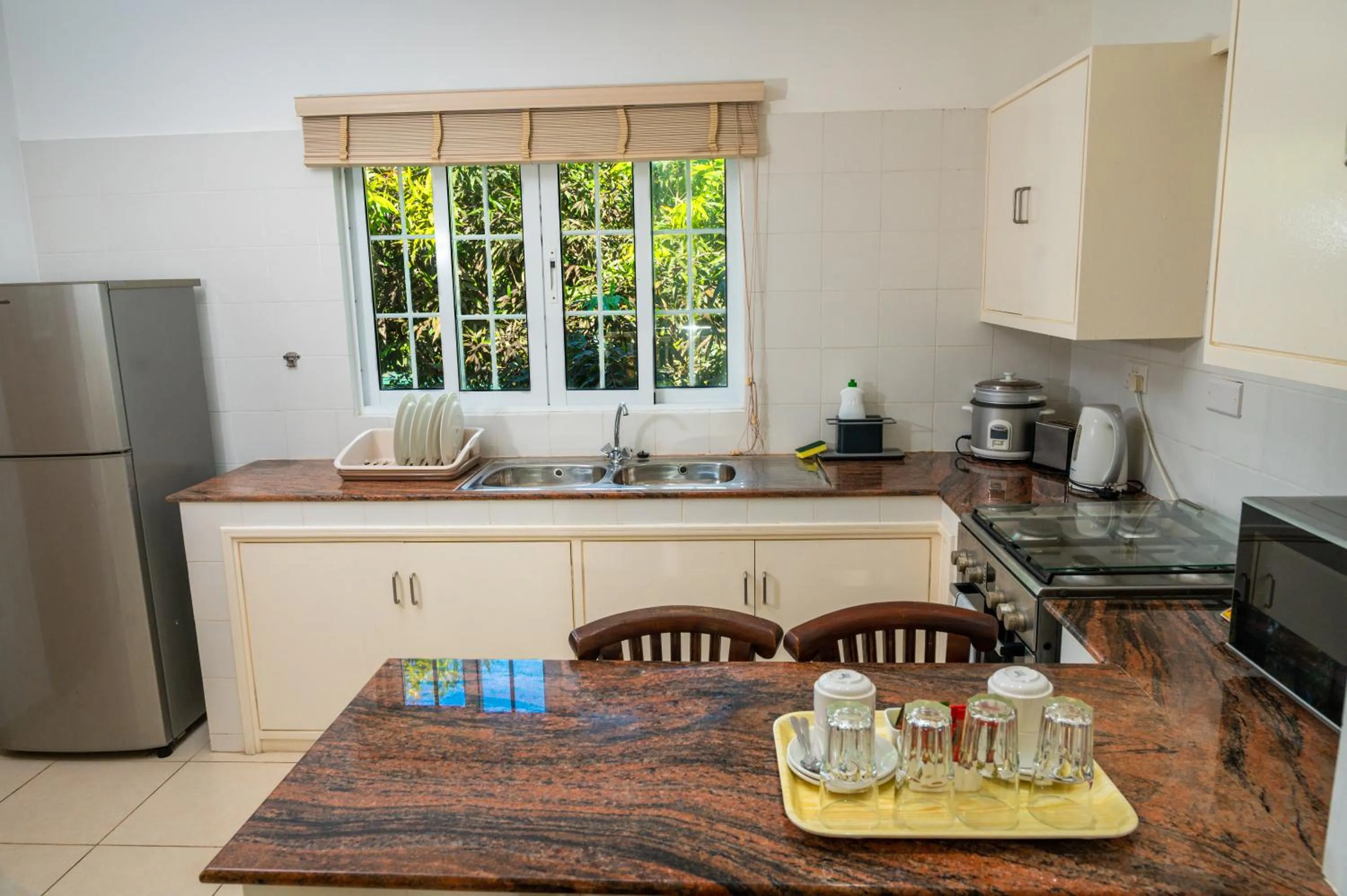 kitchen in Acajou Beach Resort