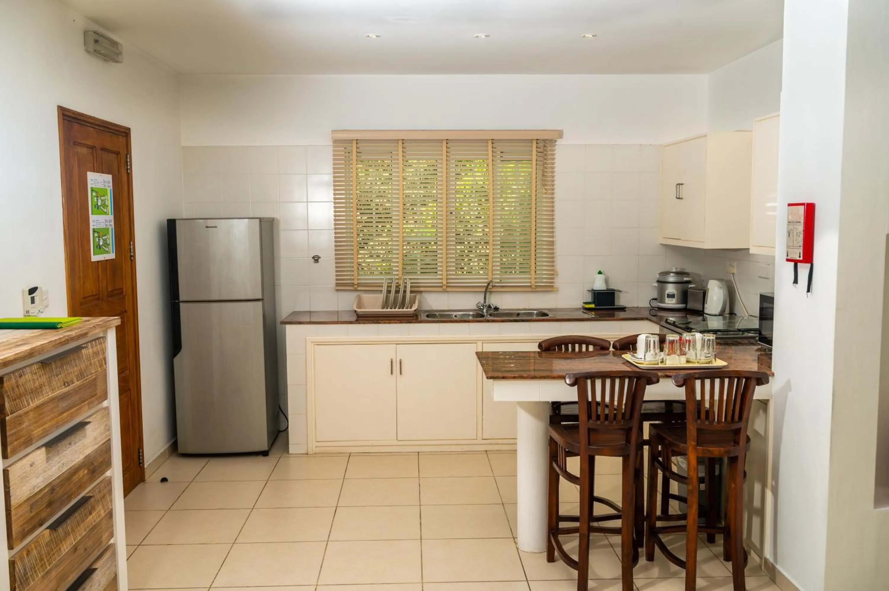 kitchen in Acajou Beach Resort