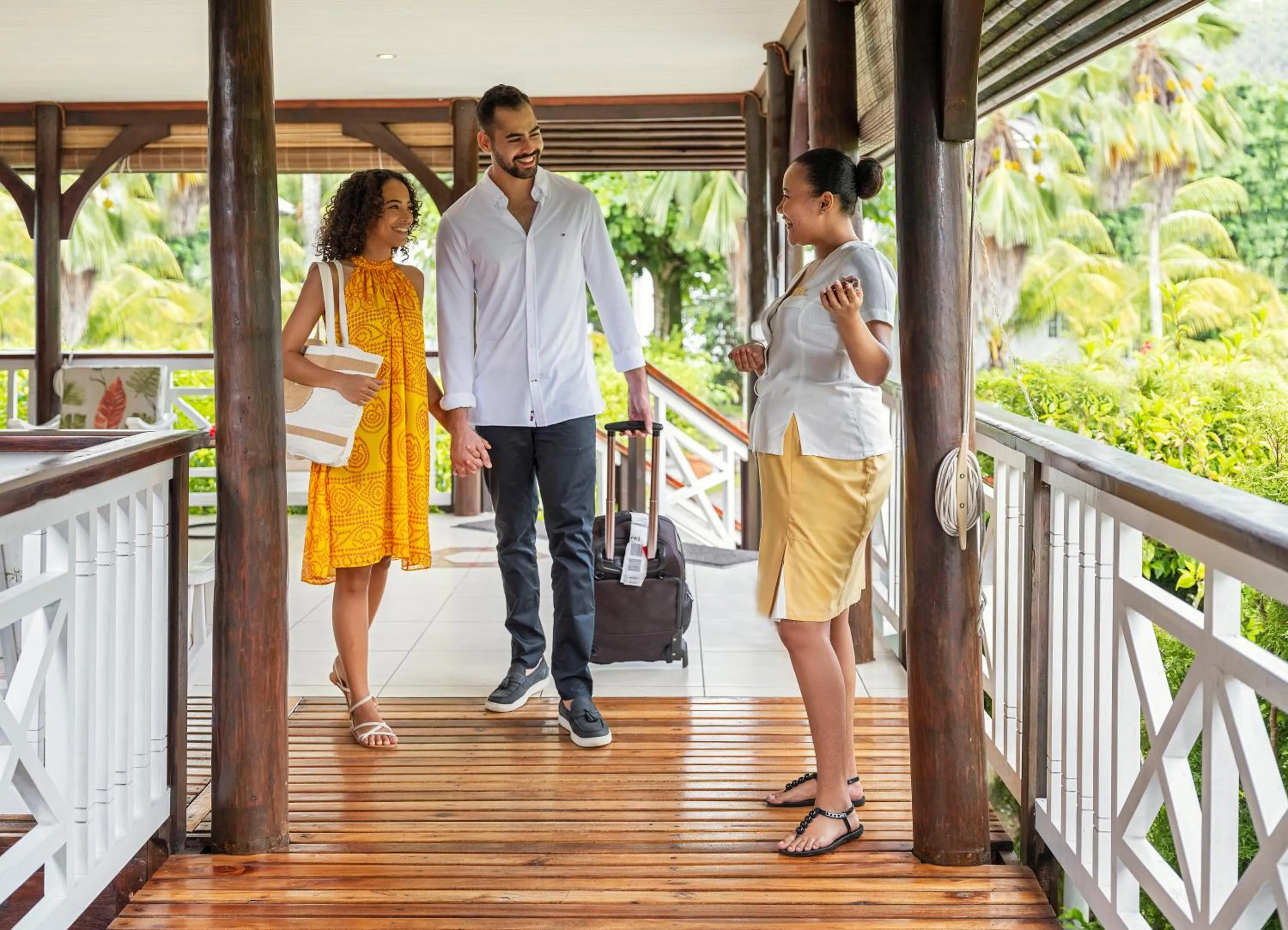 Guests in Acajou Beach Resort