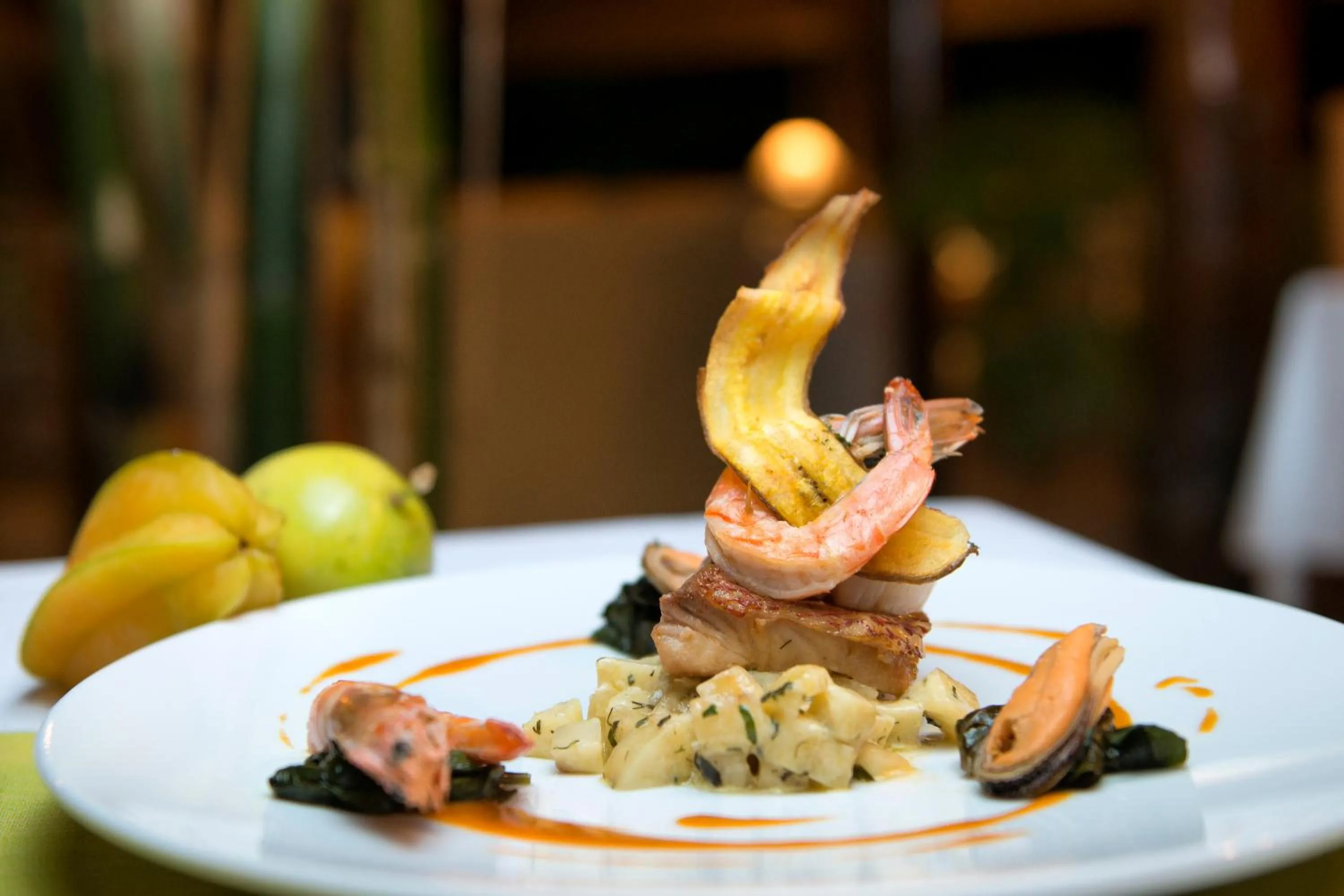 Food in Acajou Beach Resort