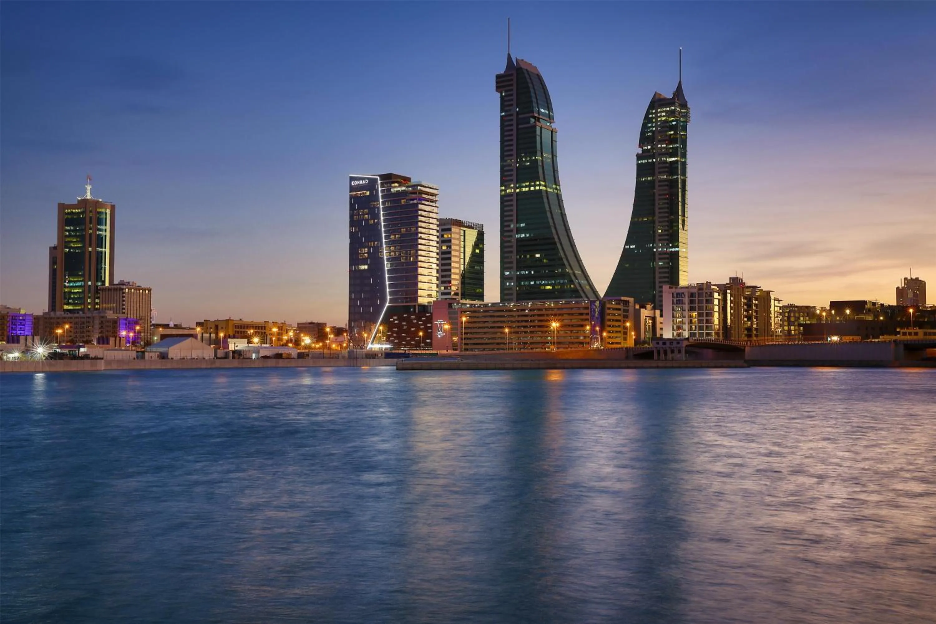 Property building in Conrad Bahrain Financial Harbour