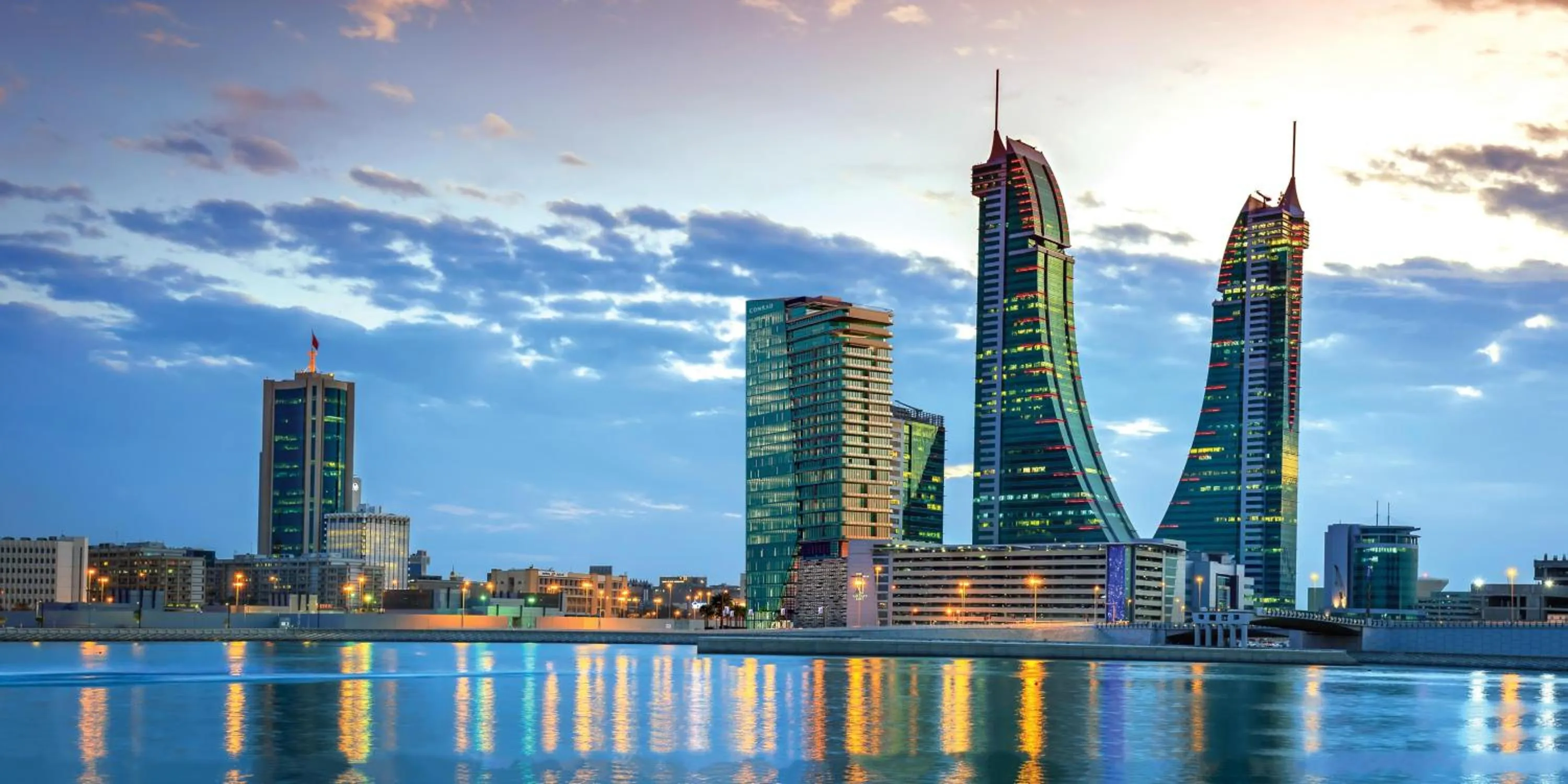 Property building in Conrad Bahrain Financial Harbour