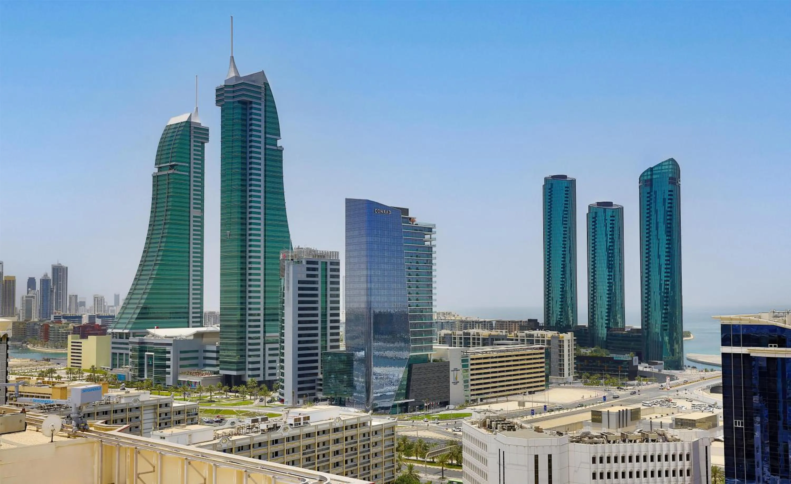 Property building in Conrad Bahrain Financial Harbour