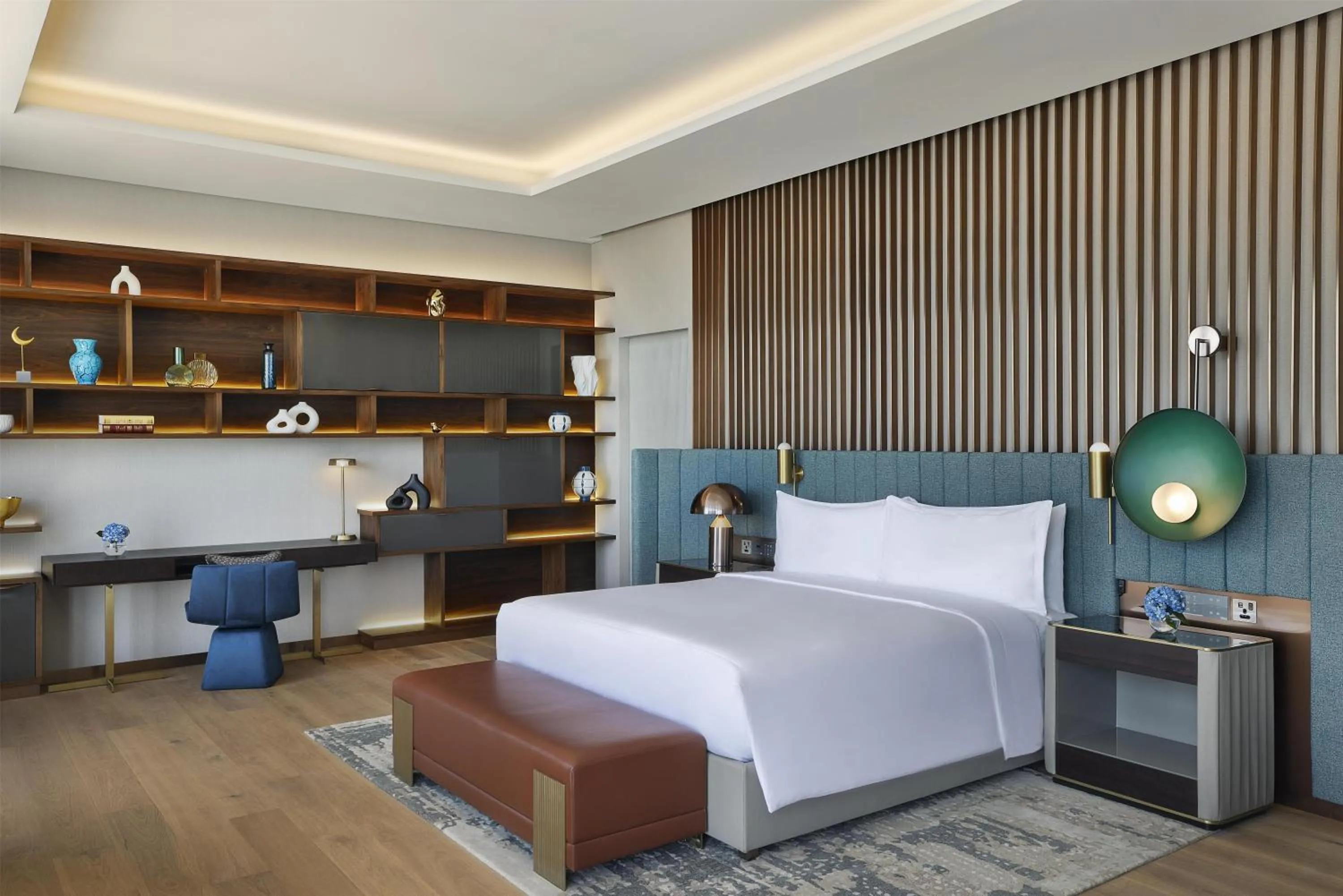 Bed in Conrad Bahrain Financial Harbour