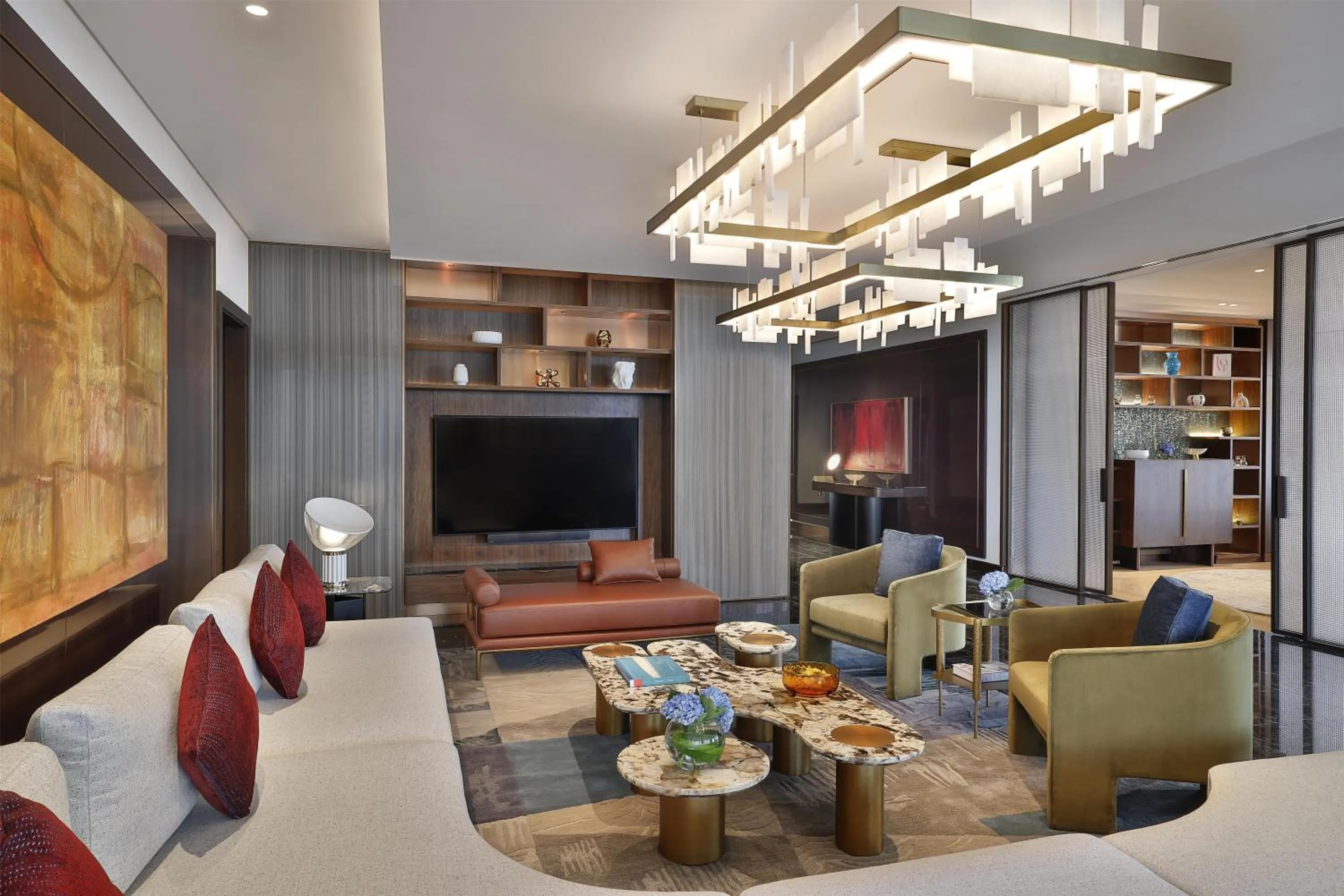 Living room in Conrad Bahrain Financial Harbour