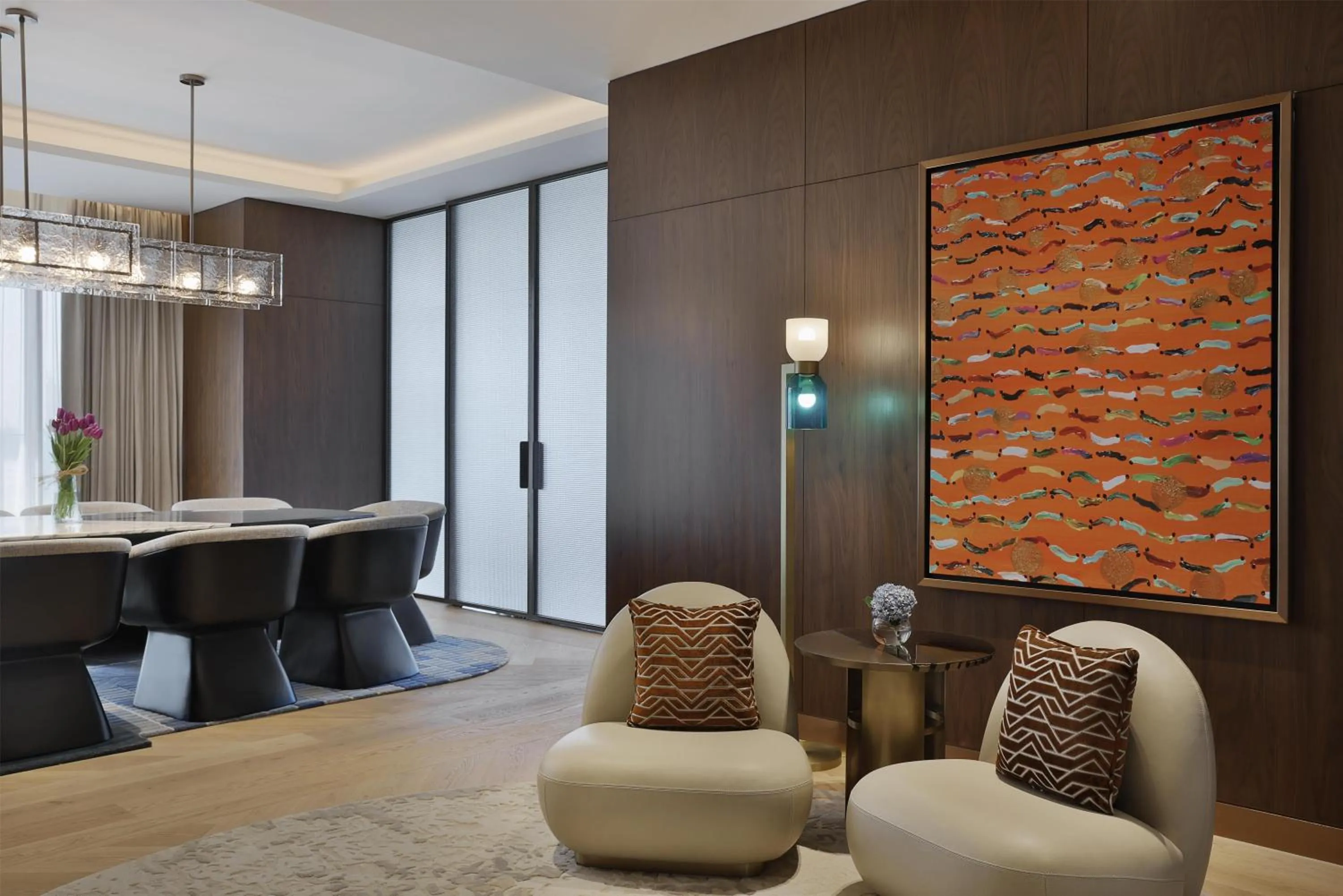 Living room in Conrad Bahrain Financial Harbour