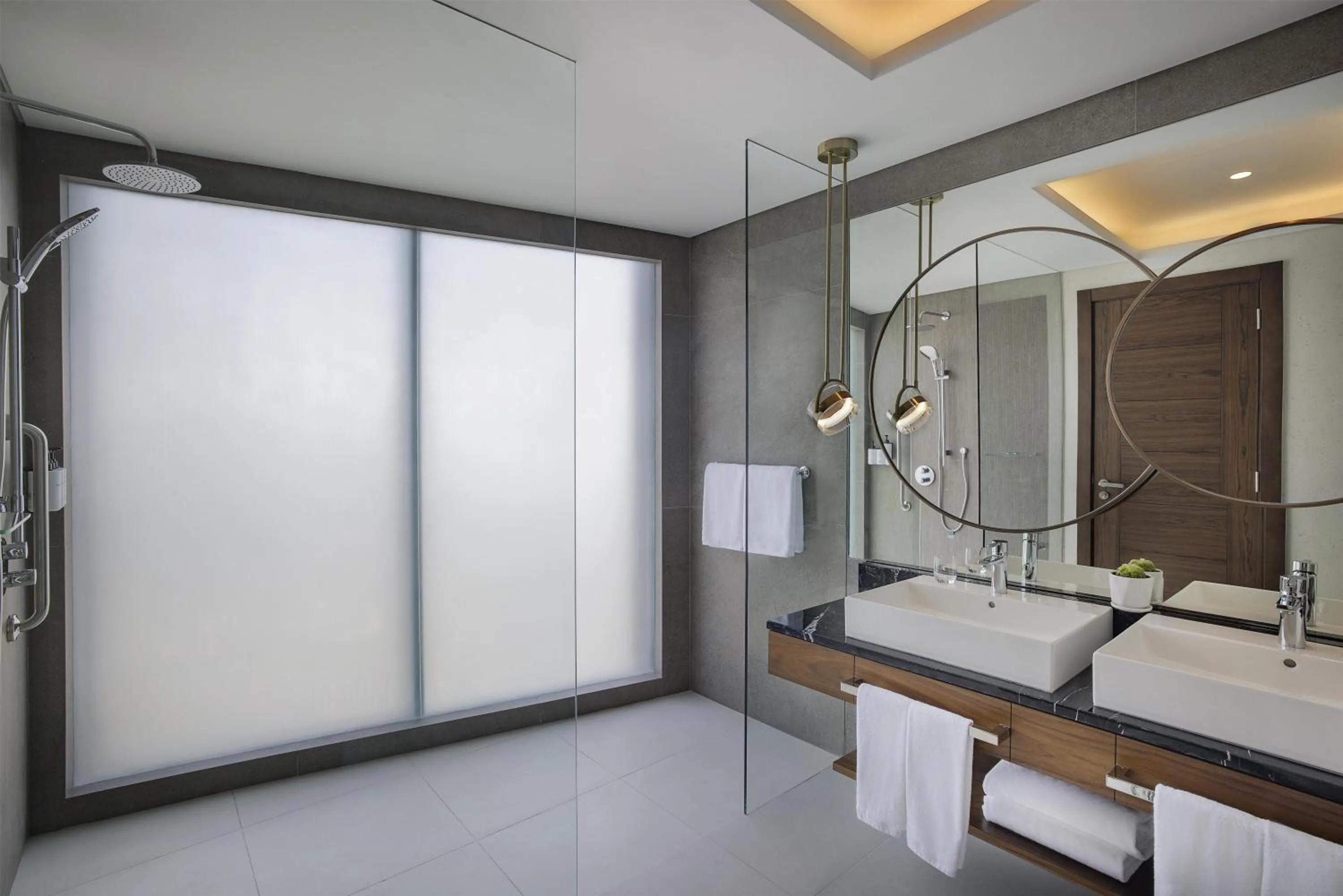 Bathroom in Conrad Bahrain Financial Harbour