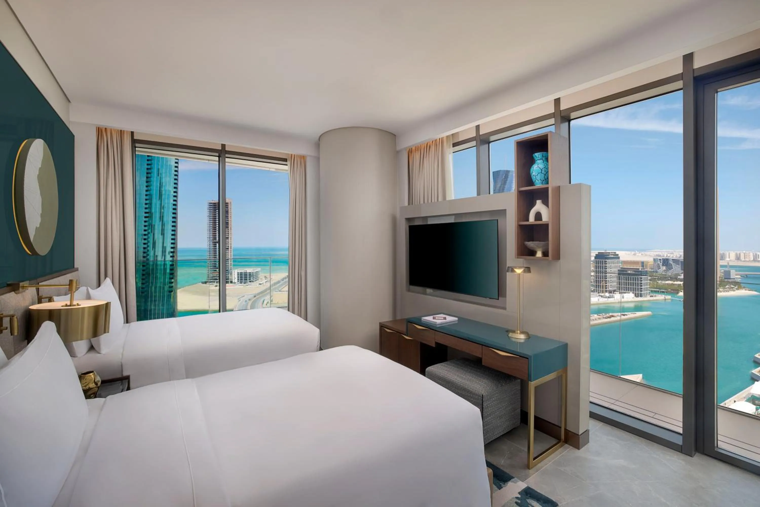 TV and multimedia, Bed in Conrad Bahrain Financial Harbour