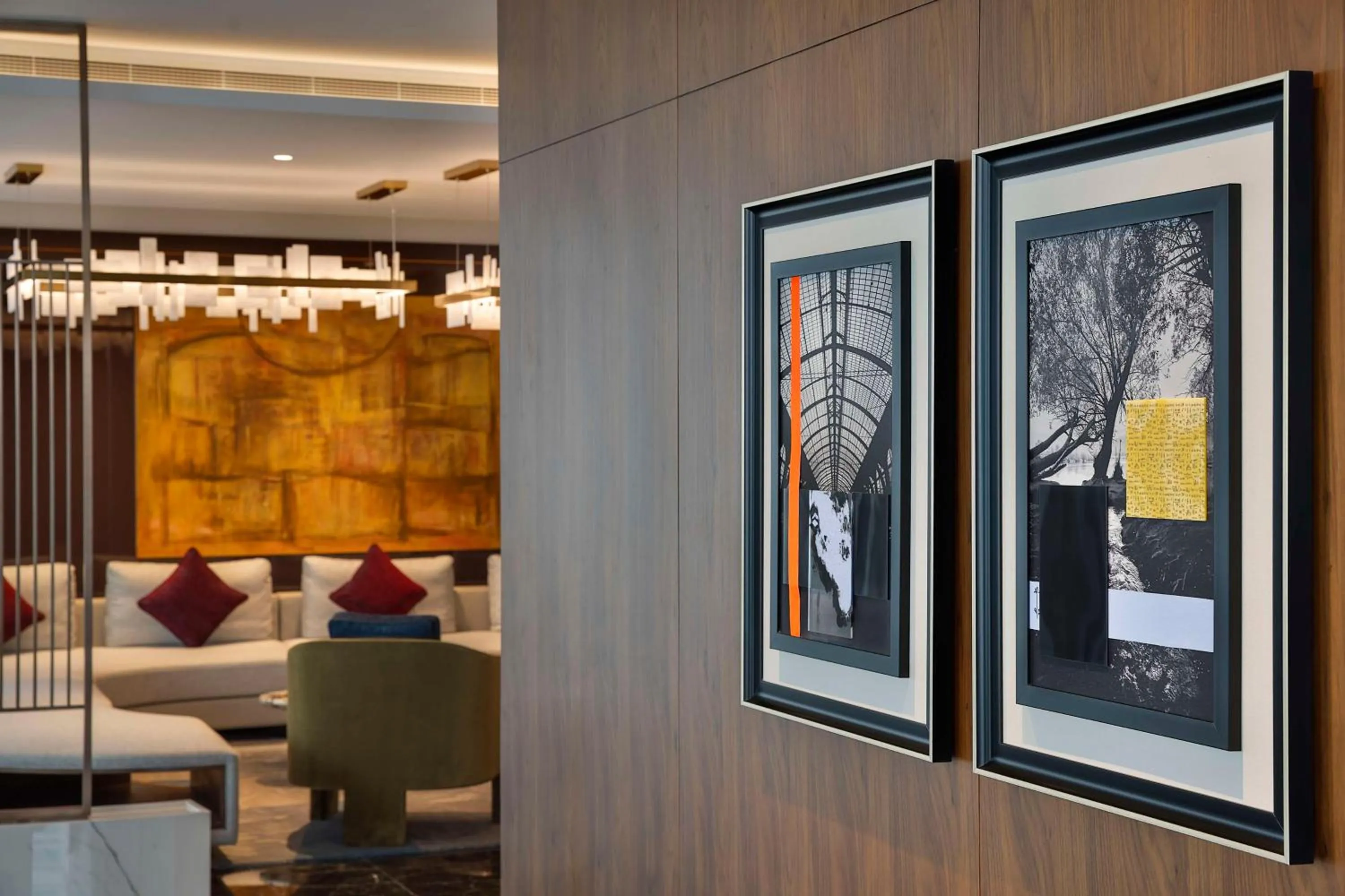 Living room in Conrad Bahrain Financial Harbour