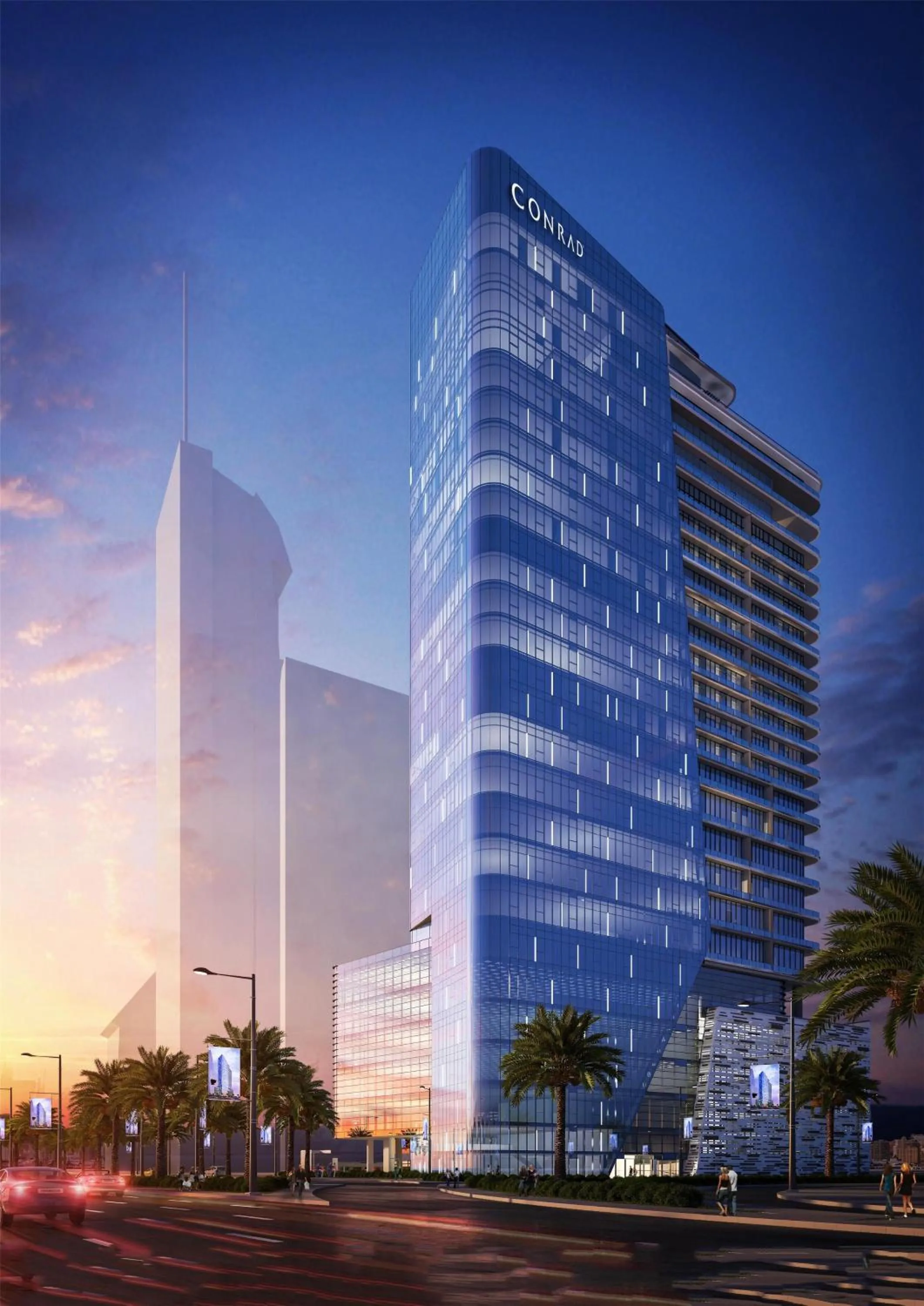 Property building in Conrad Bahrain Financial Harbour