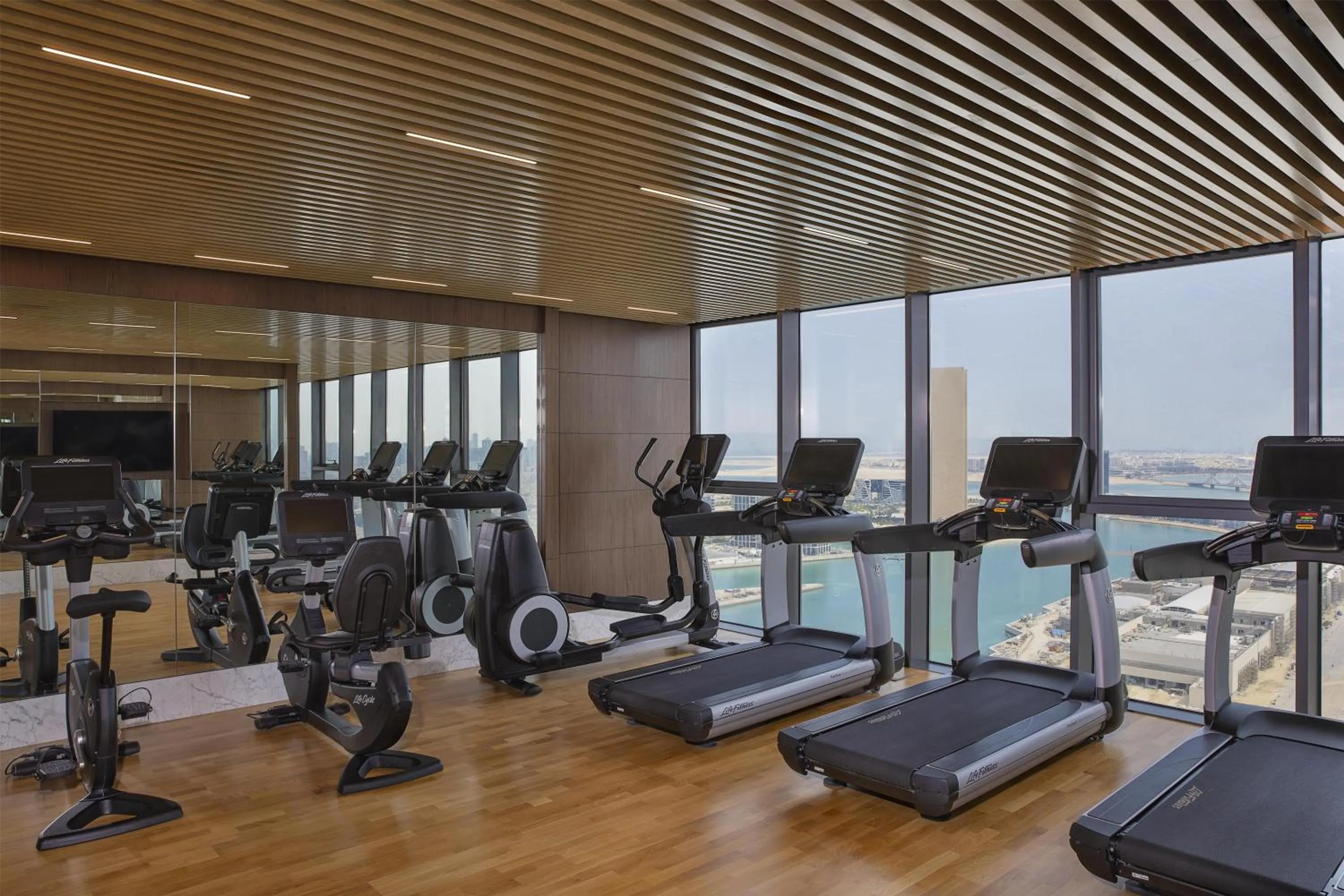 Fitness centre/facilities in Conrad Bahrain Financial Harbour