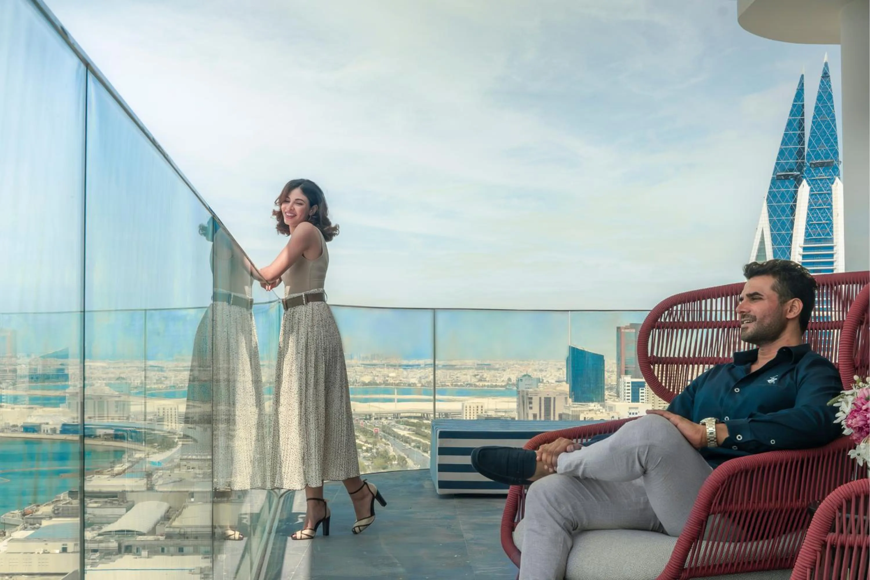 Balcony/Terrace in Conrad Bahrain Financial Harbour