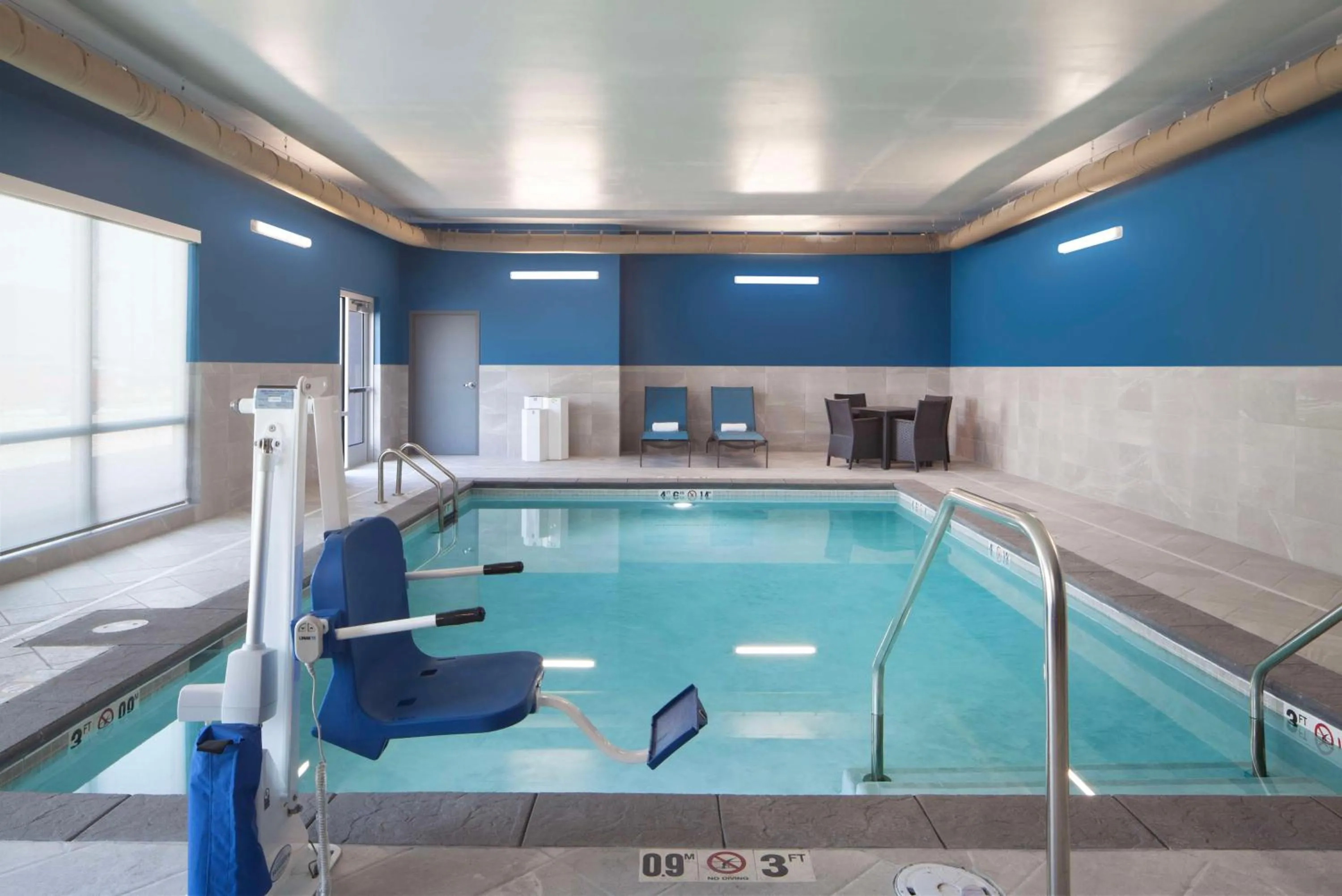 Pool view in Hampton Inn Ogallala