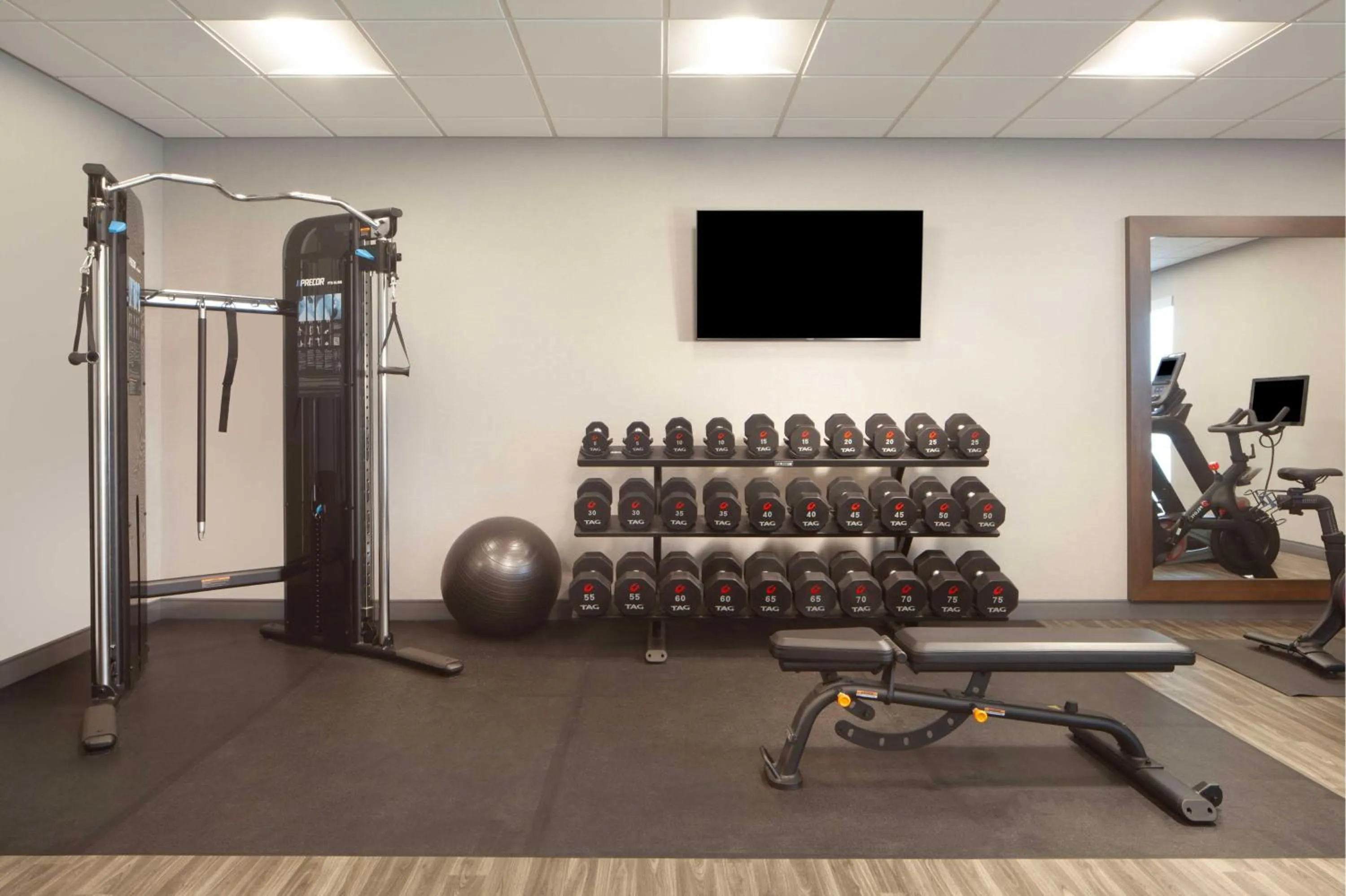 Fitness centre/facilities in Hampton Inn Ogallala