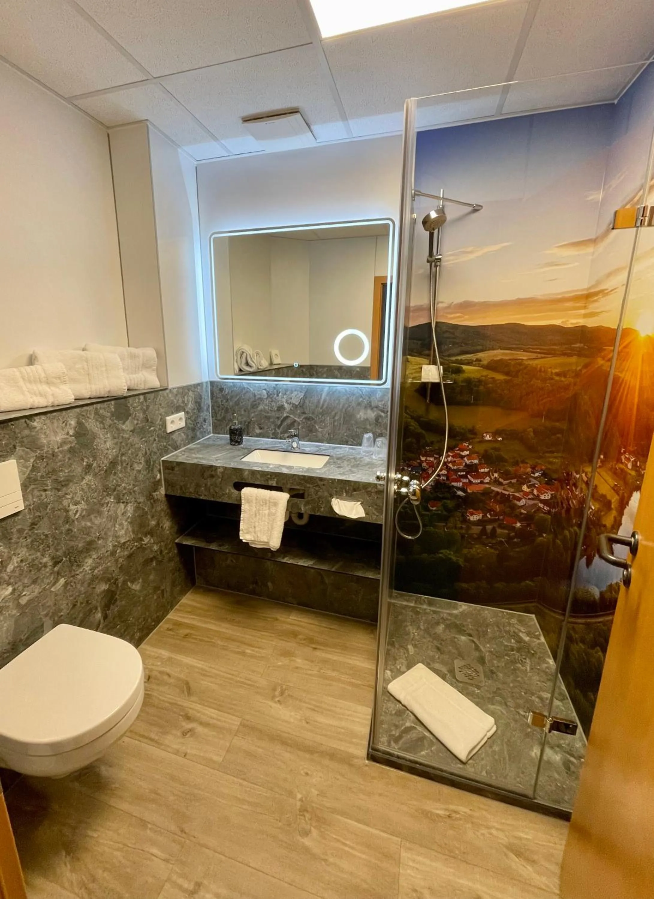 Toilet in Hotel & Restaurant Bergfried