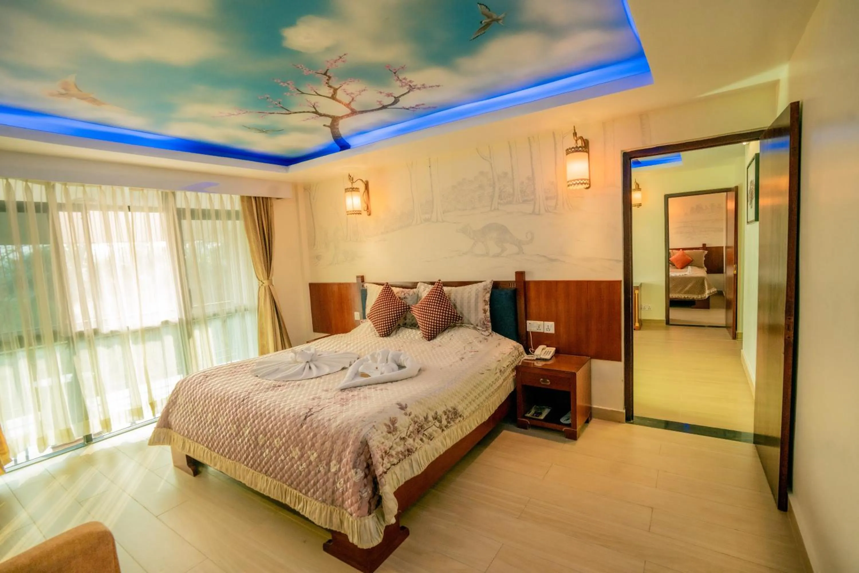 Photo of the whole room, Bed in Hotel Jungle Crown