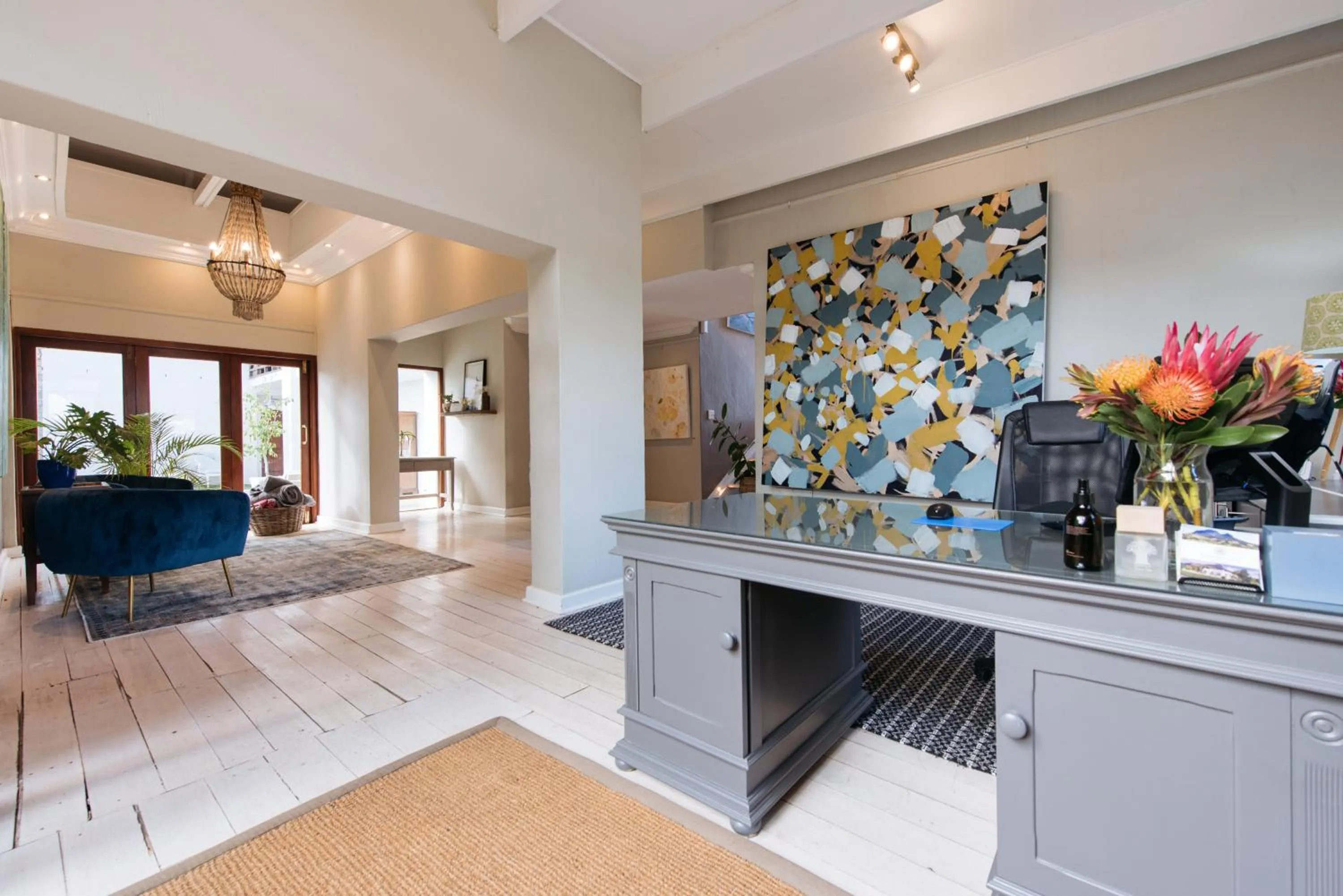 Lobby or reception in Banhoek Lodge