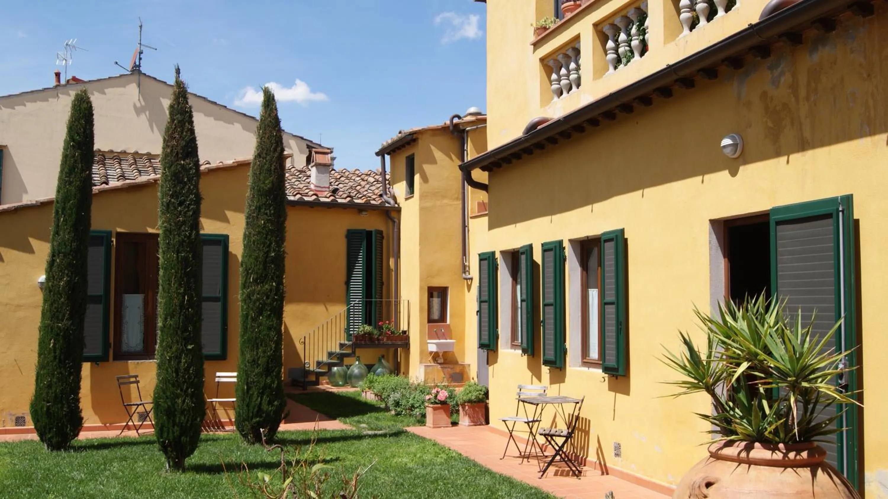 Garden in Al Canto B&B