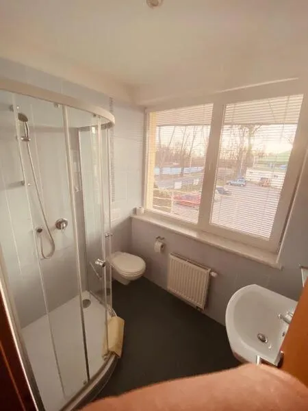 Shower in Penzion Na Kurtech